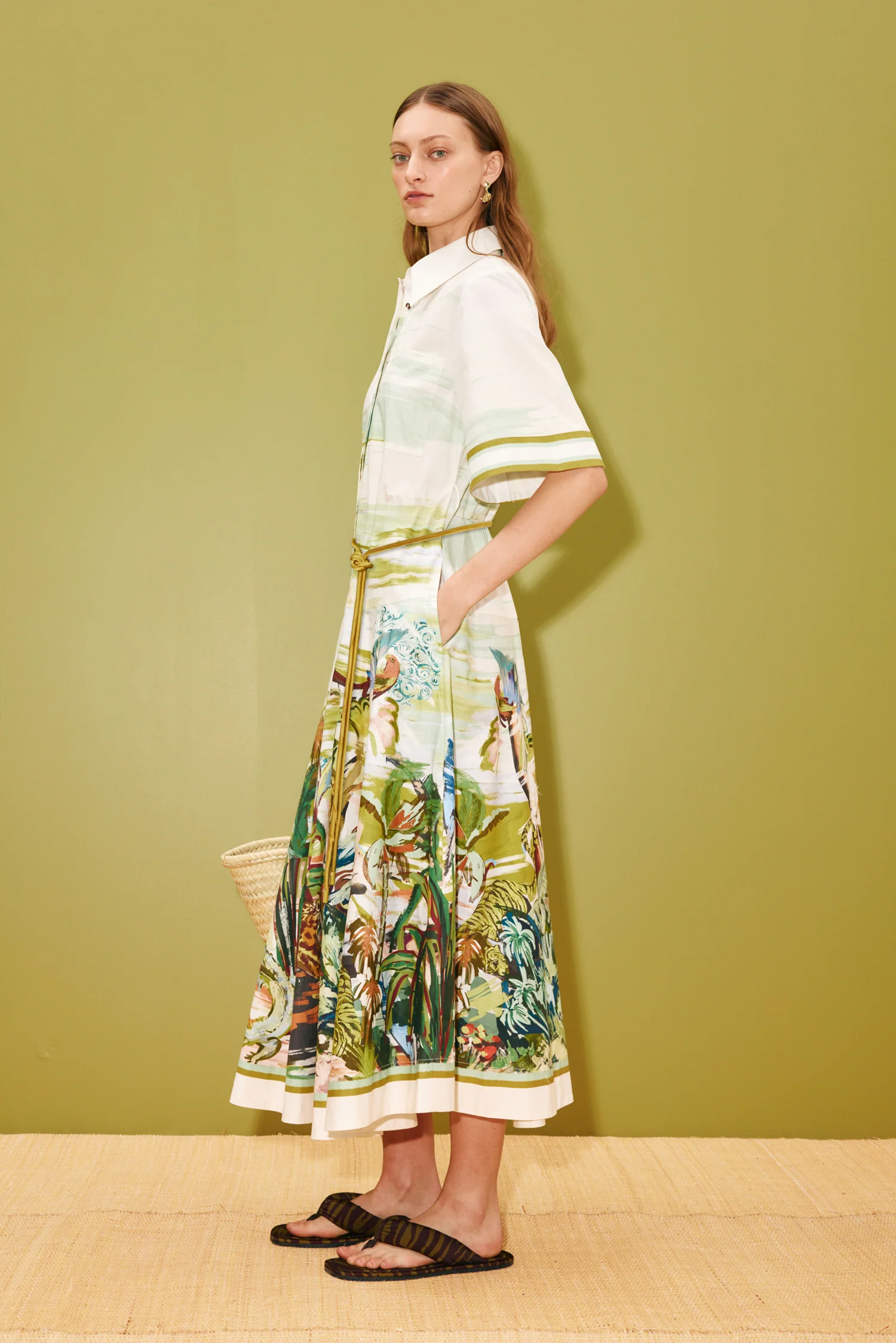 Alemais Jungle Boogie Shirtdress - Image 3
