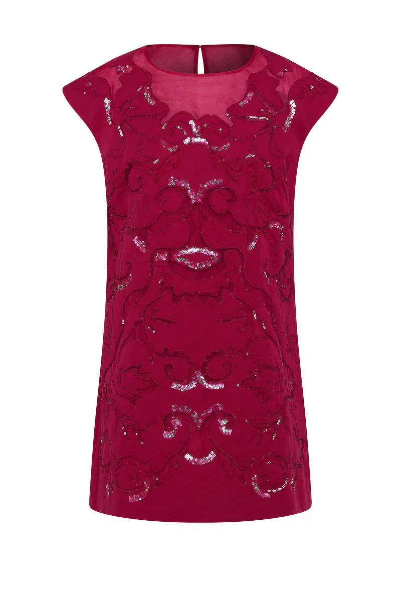 Antipodean Oasis Cap Sleeve Shift Dress - Image 8