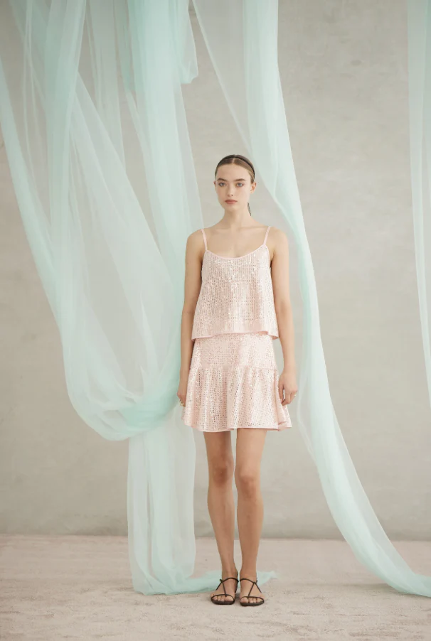 Beso Mini Wrap Skirt WAS $475 - Image 4
