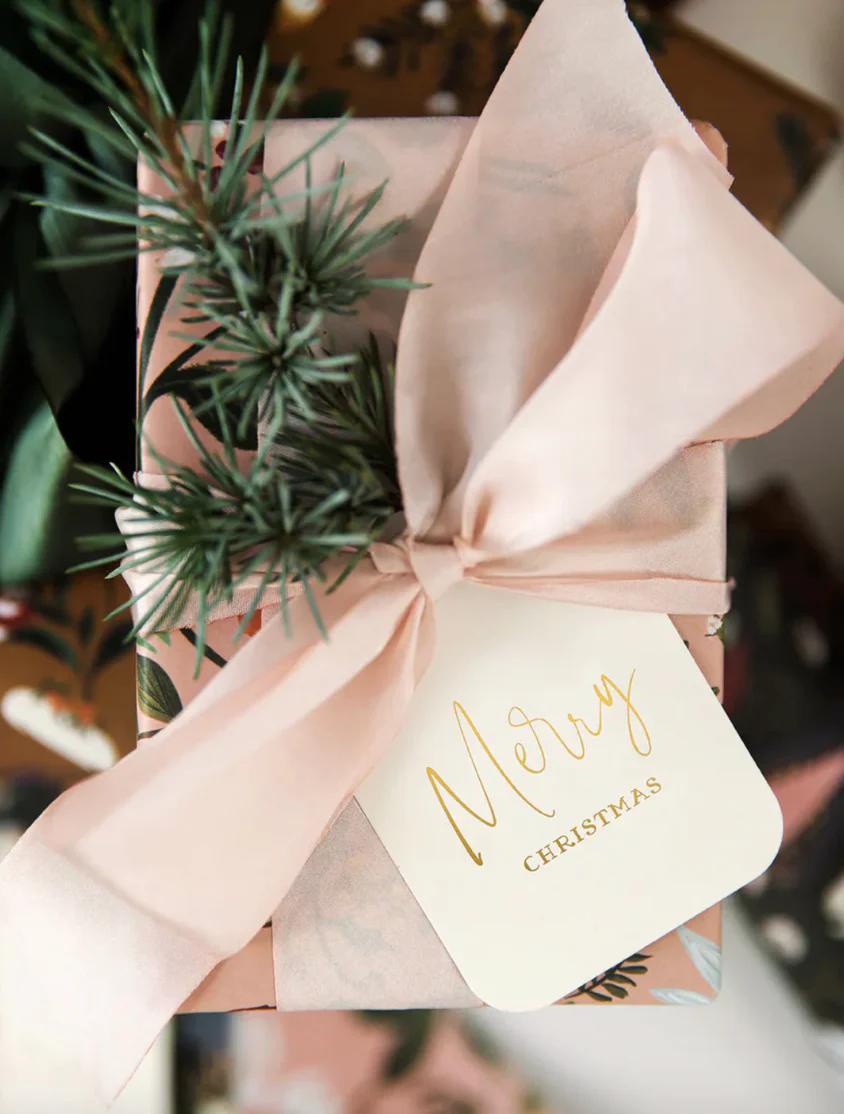 Bespoke Letterpress 6pk Christmas Gift Tags - Image 6