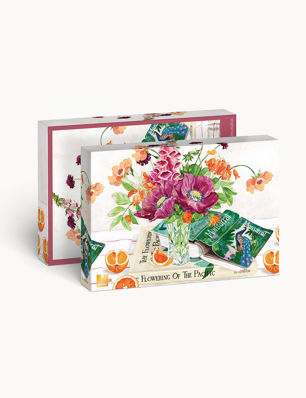 Bespoke Letterpress Poppies and Foxglove Puzzle (1000pc) - Image 6
