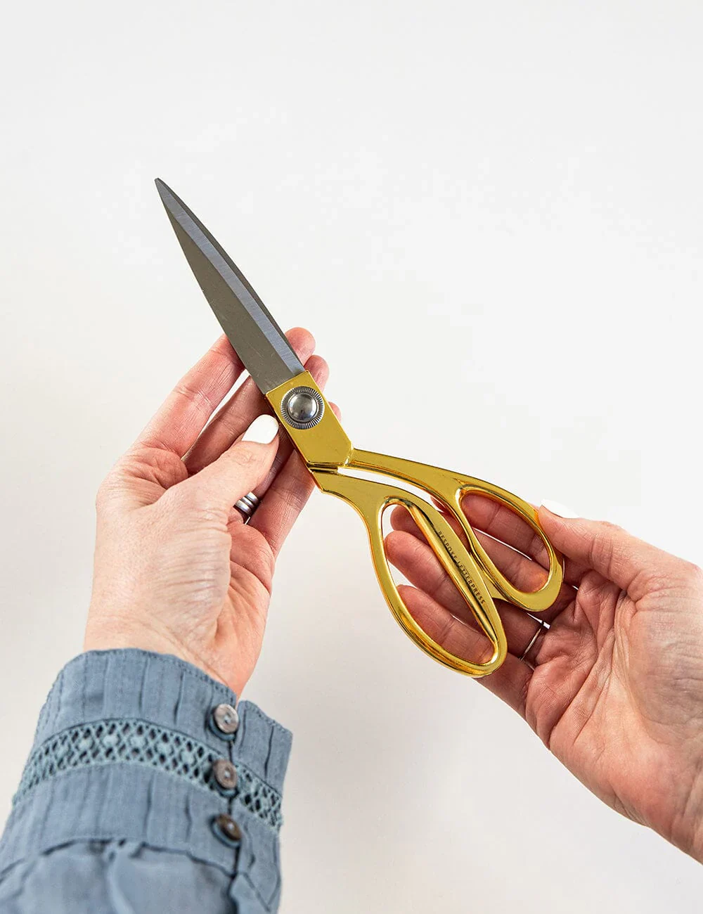 Bespoke Letterpress Traditional Crafting Scissors - Image 2