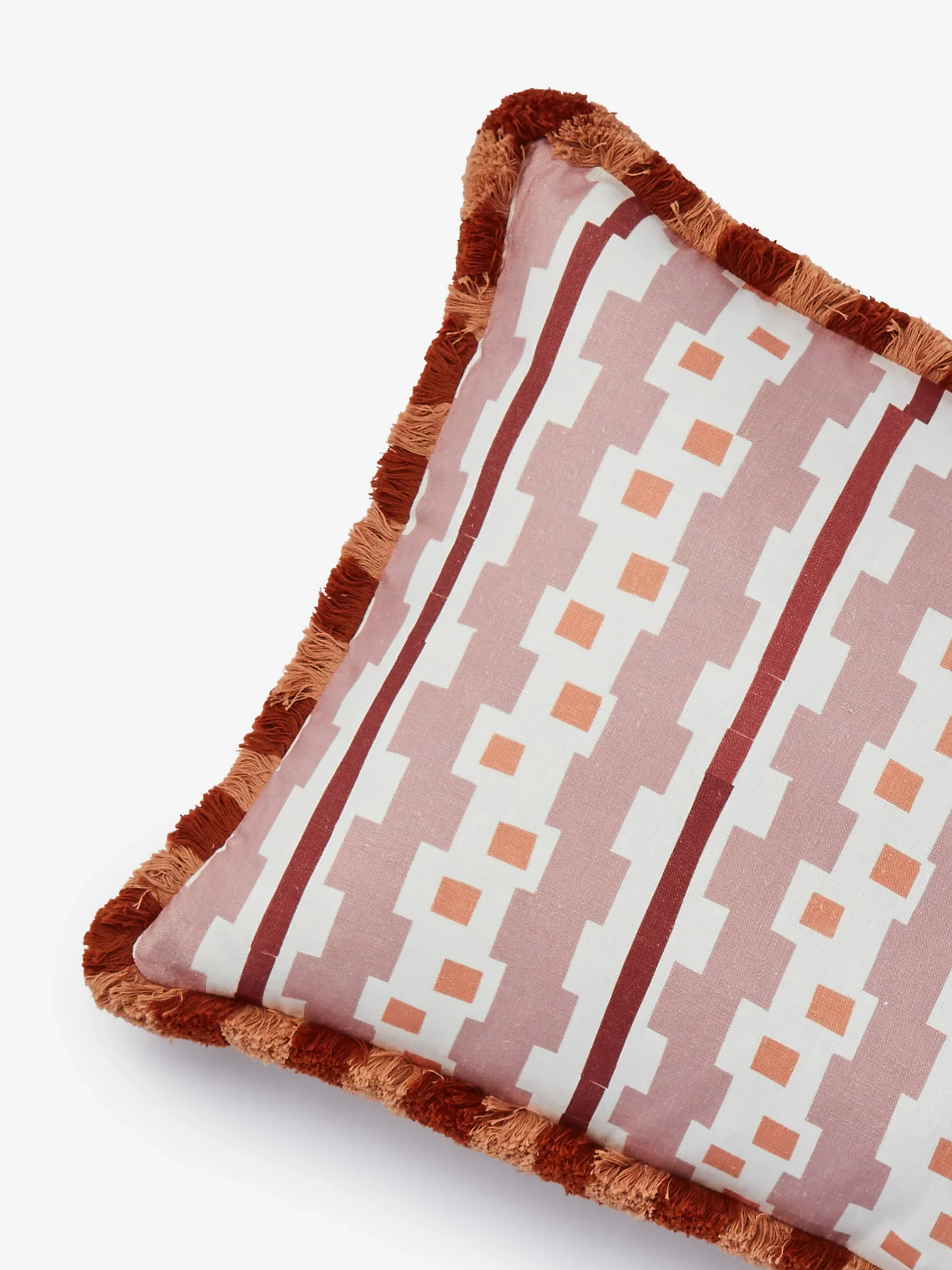 Bonnie & Neil Buff Pink Bauhaus Cushion - Image 3