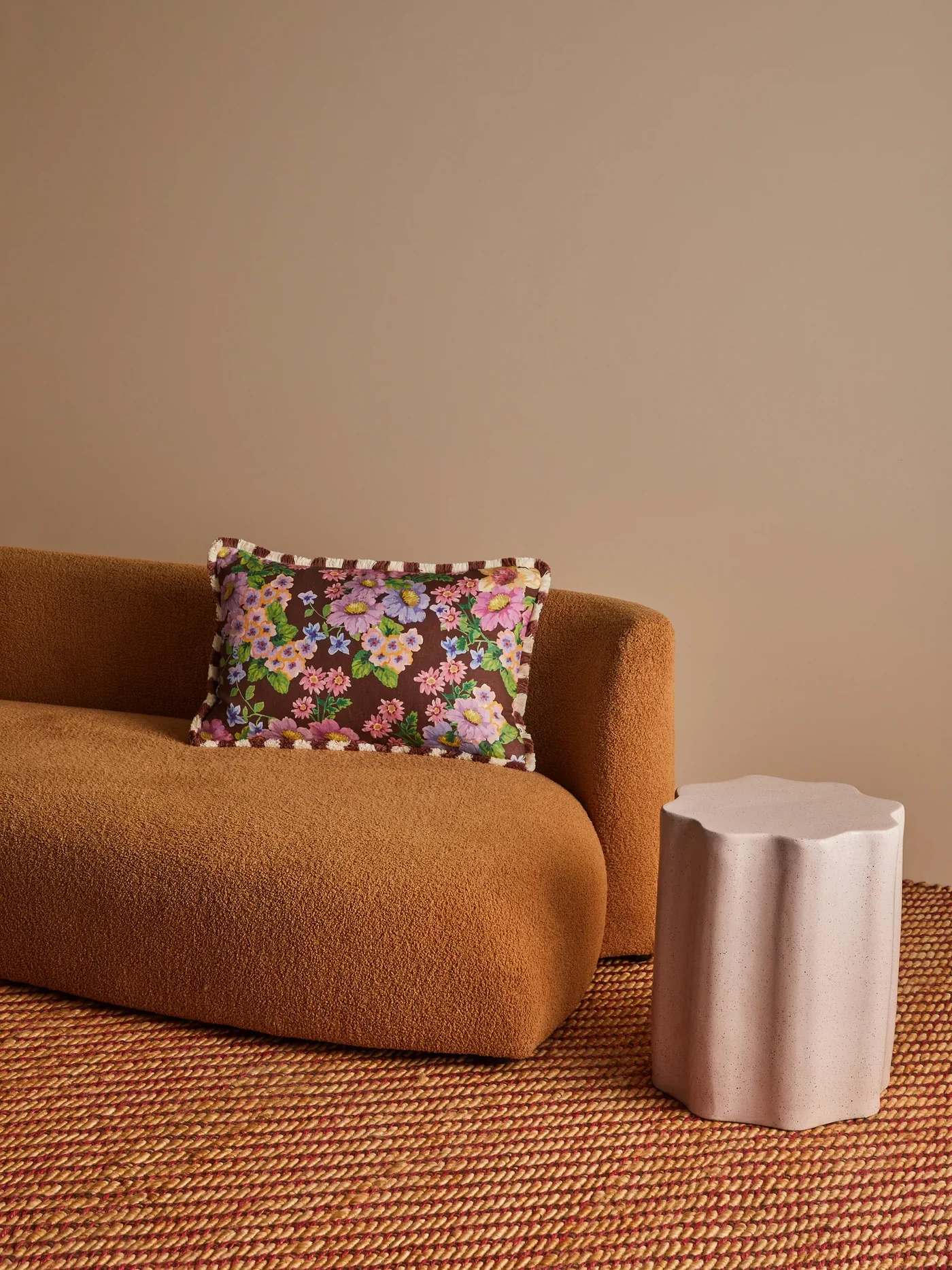Bonnie & Neil Buttercup Brown Cushion - Image 3