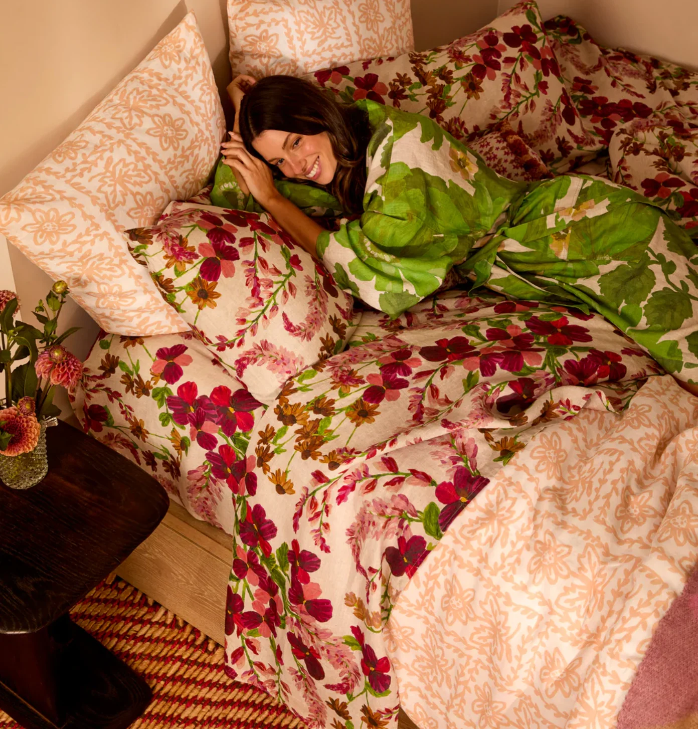 Bonnie & Neil Daisy Buff Bed Linen - Image 6