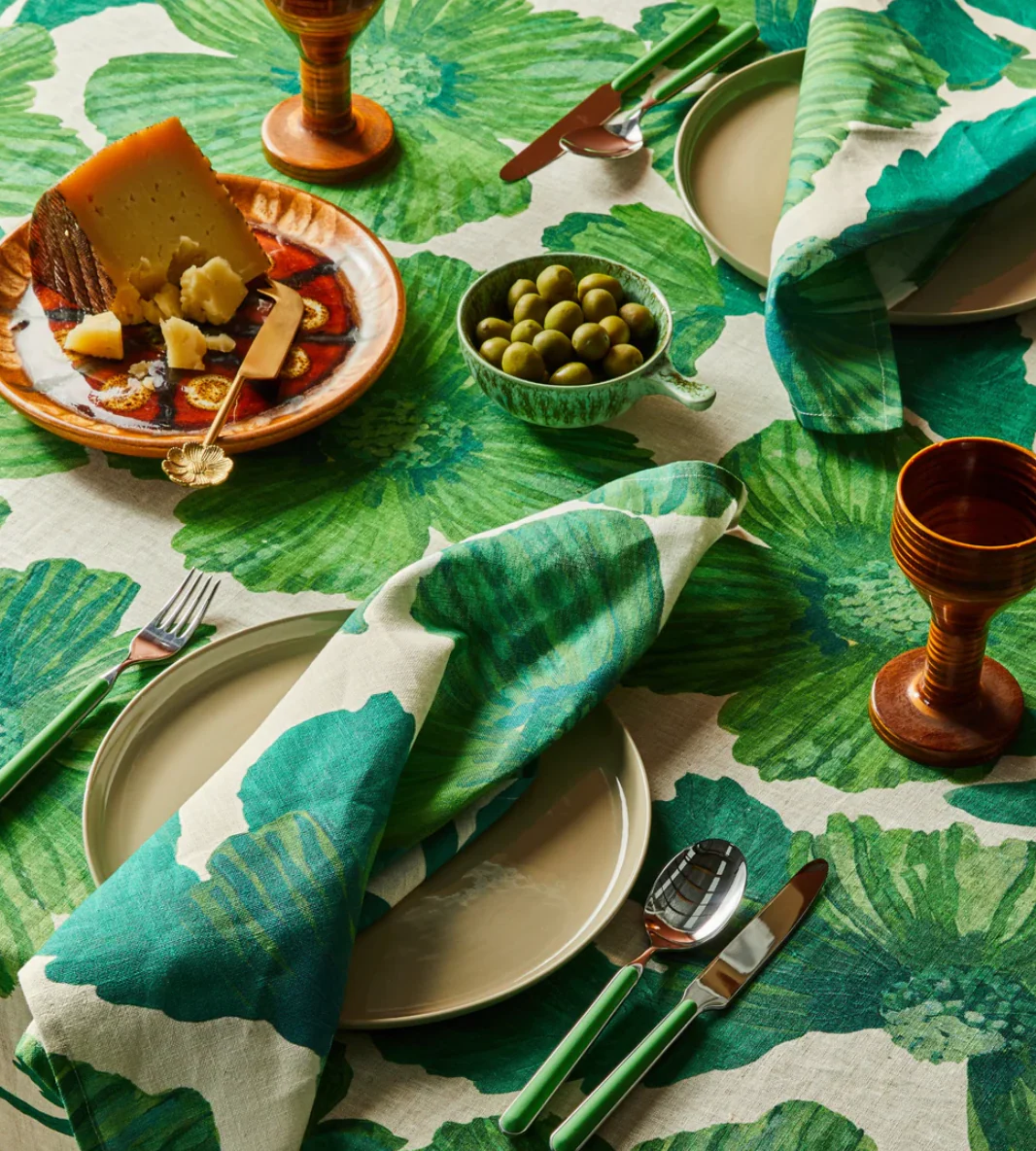 Bonnie & Neil Leon Emerald Table Linen - Image 3