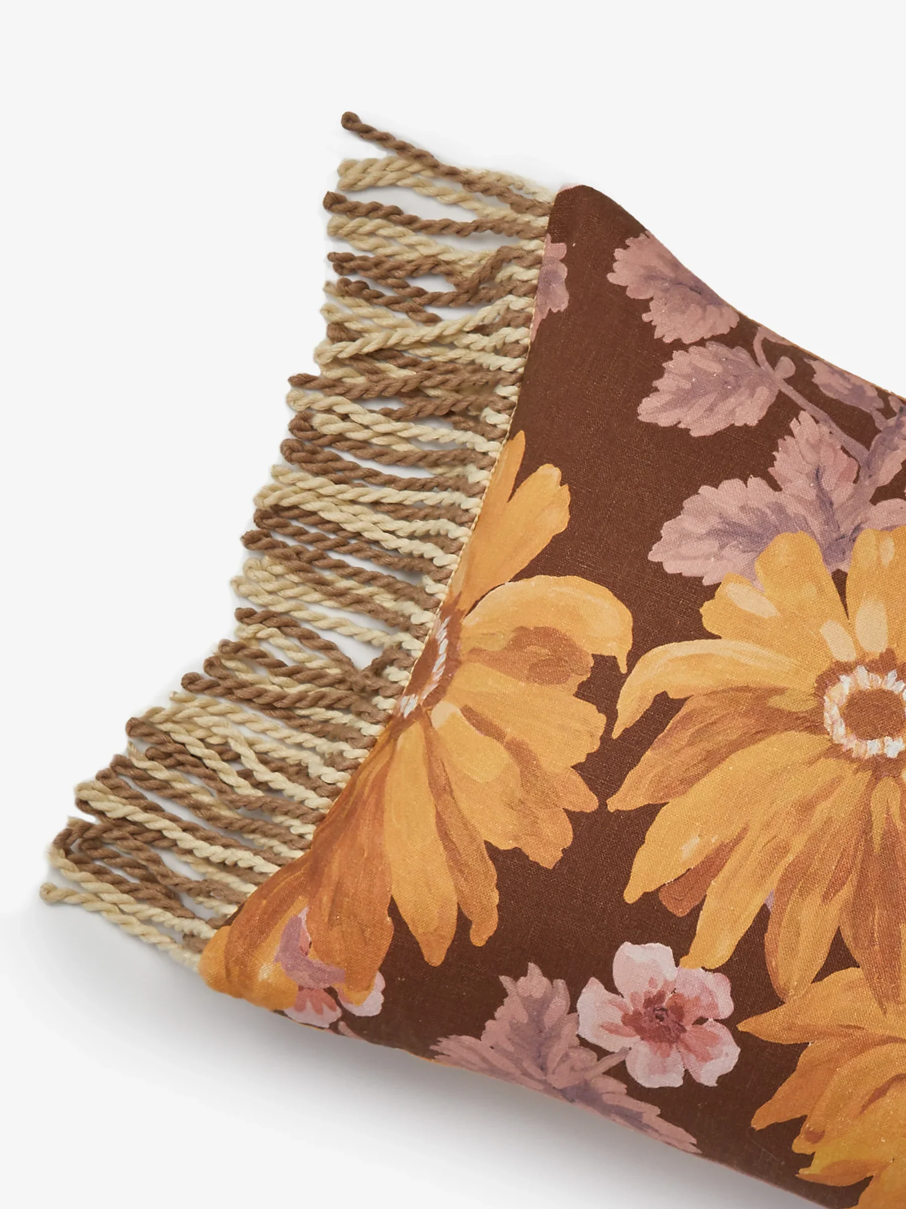 Bonnie & Neil Marigold Amber Linen Cushion - Image 3