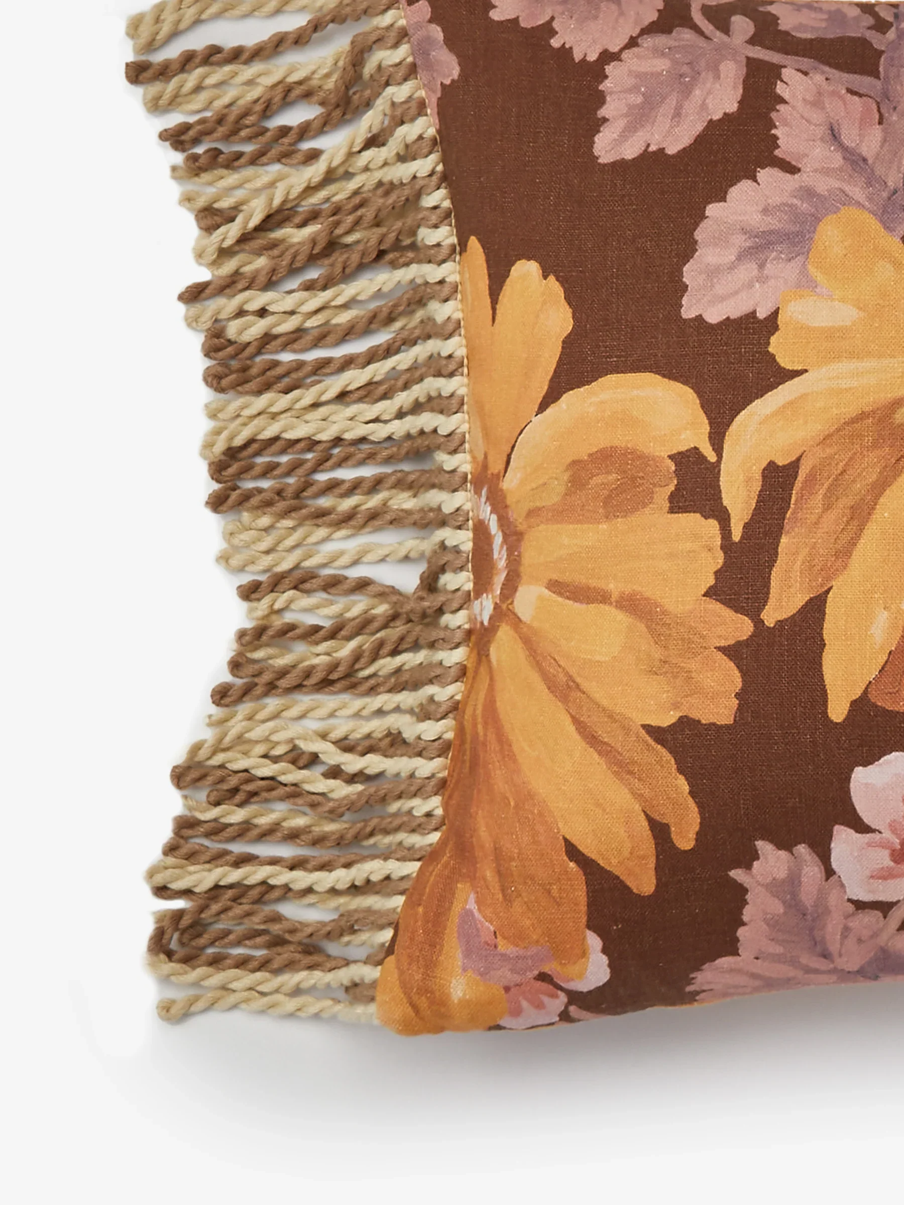 Bonnie & Neil Marigold Amber Linen Cushion - Image 4