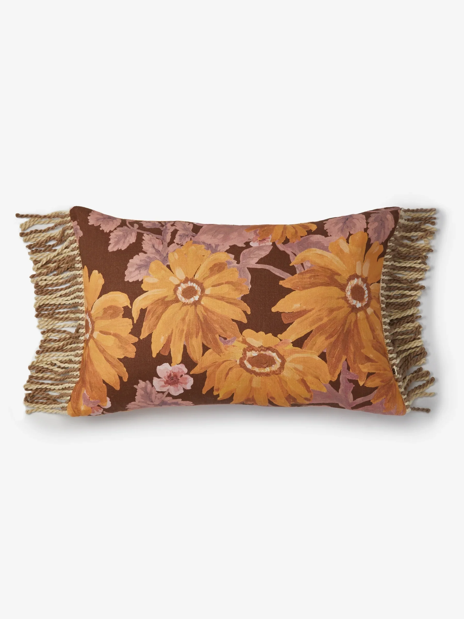 Bonnie & Neil Marigold Amber Linen Cushion - Image 8