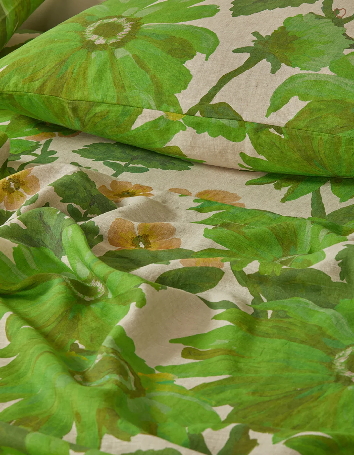 Bonnie & Neil Marigold Leaf Bed Linen - Image 2