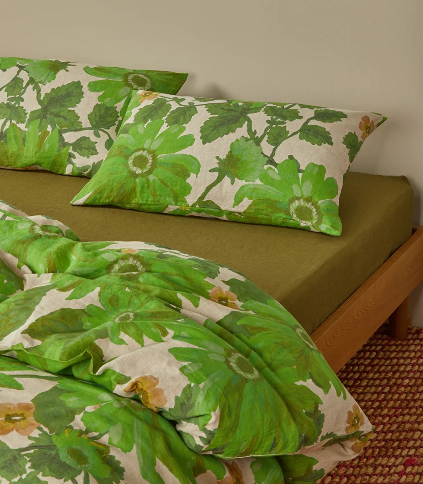 Bonnie & Neil Marigold Leaf Bed Linen - Image 3