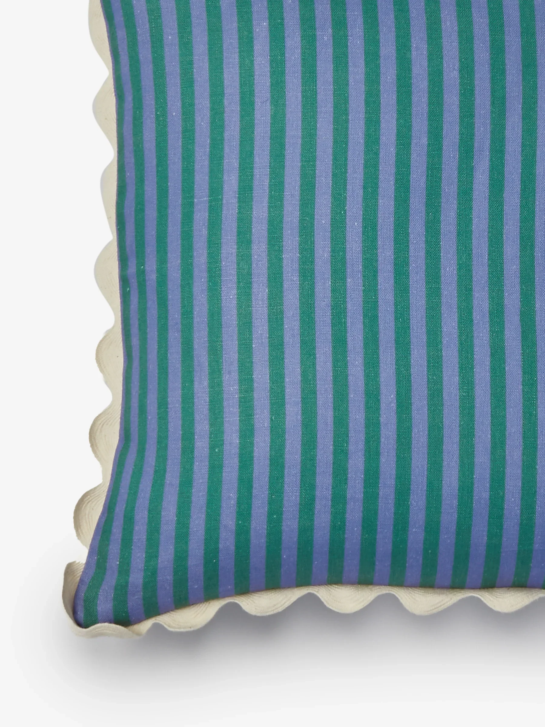 Bonnie & Neil Pinstripe Yves Klein Blue Stripe Cushion - Image 7