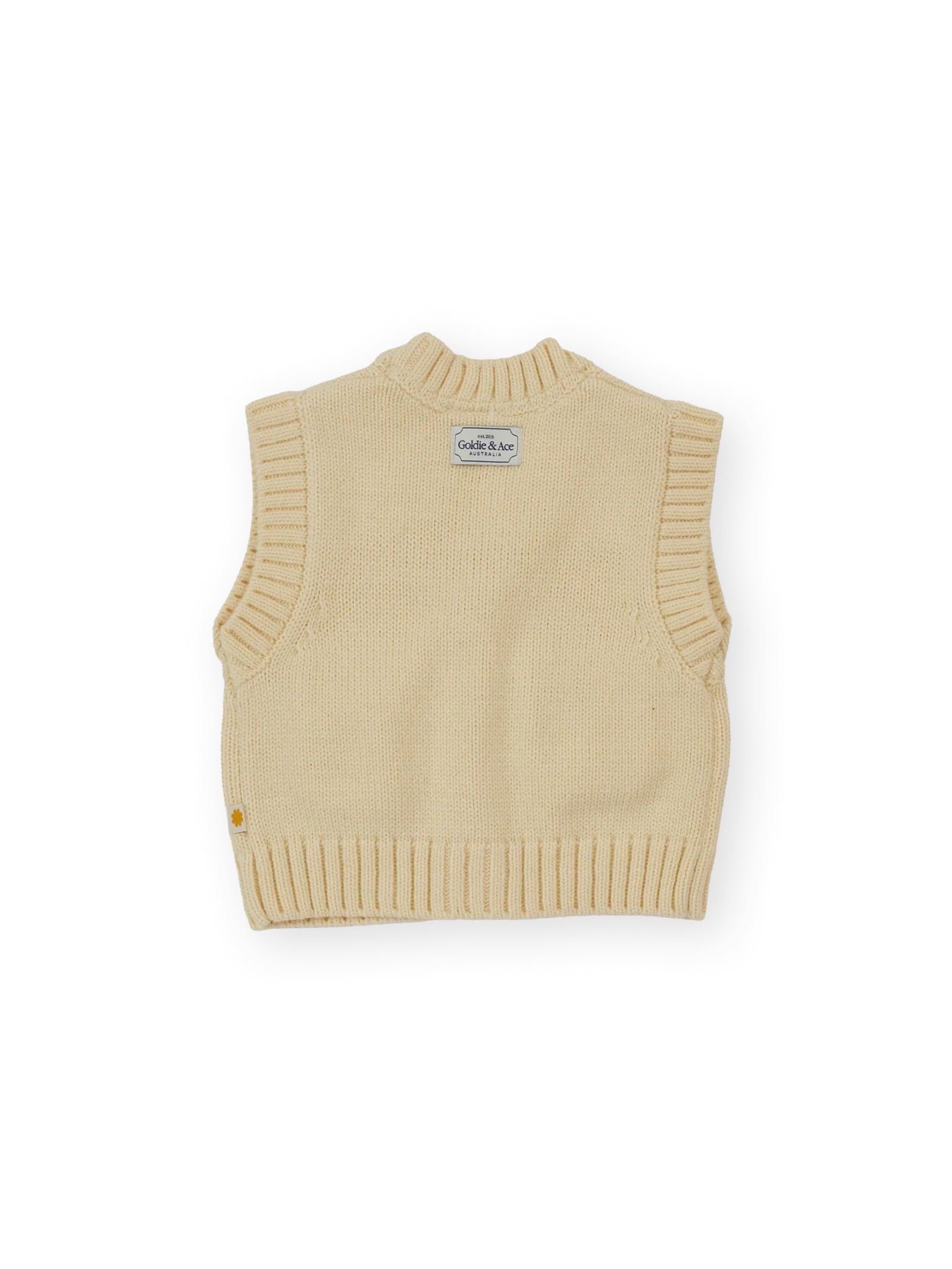 Goldie + Ace Apple Pocket Knit Vest - Image 6