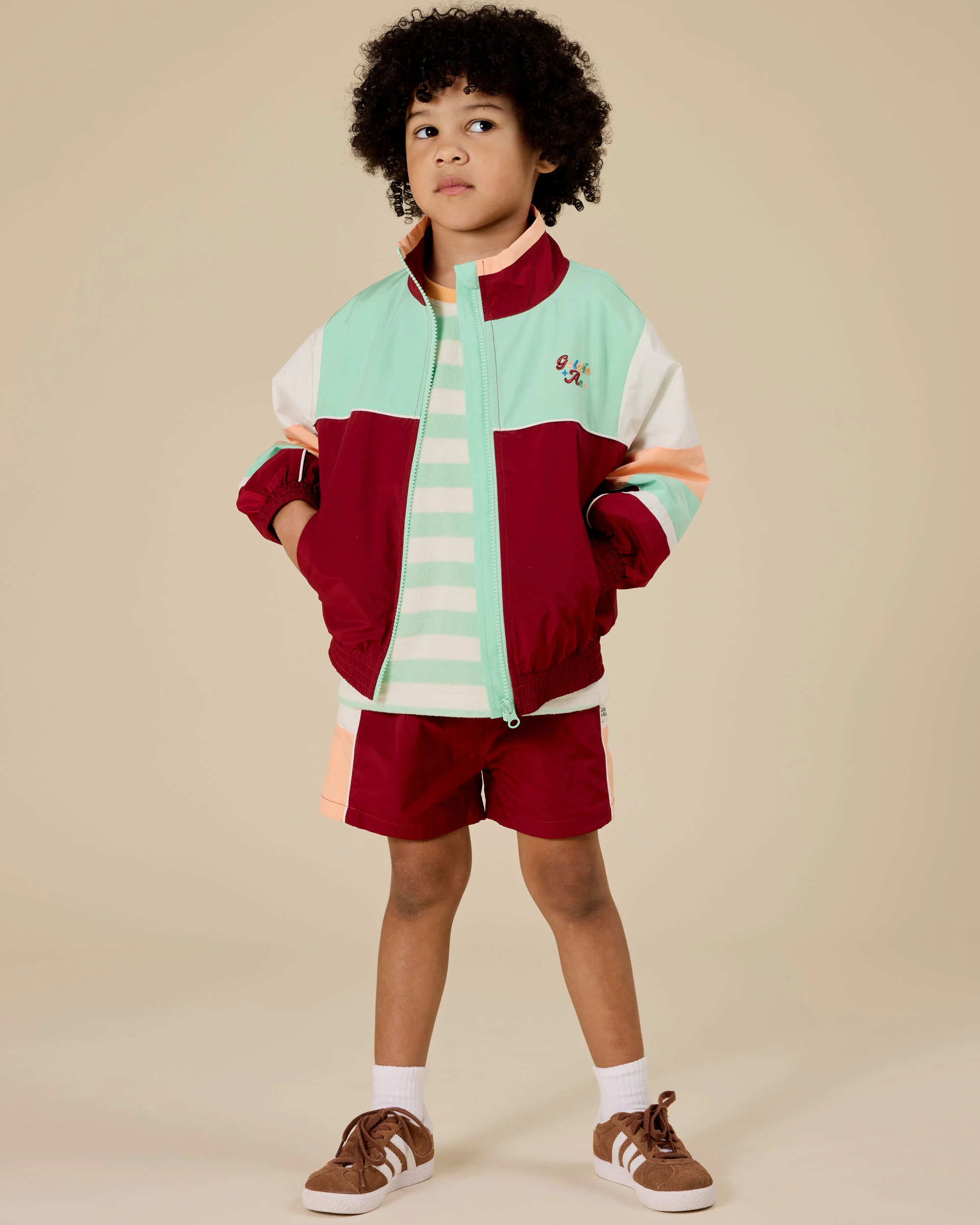 Goldie + Ace Fun Retro Spray Jacket WAs $80