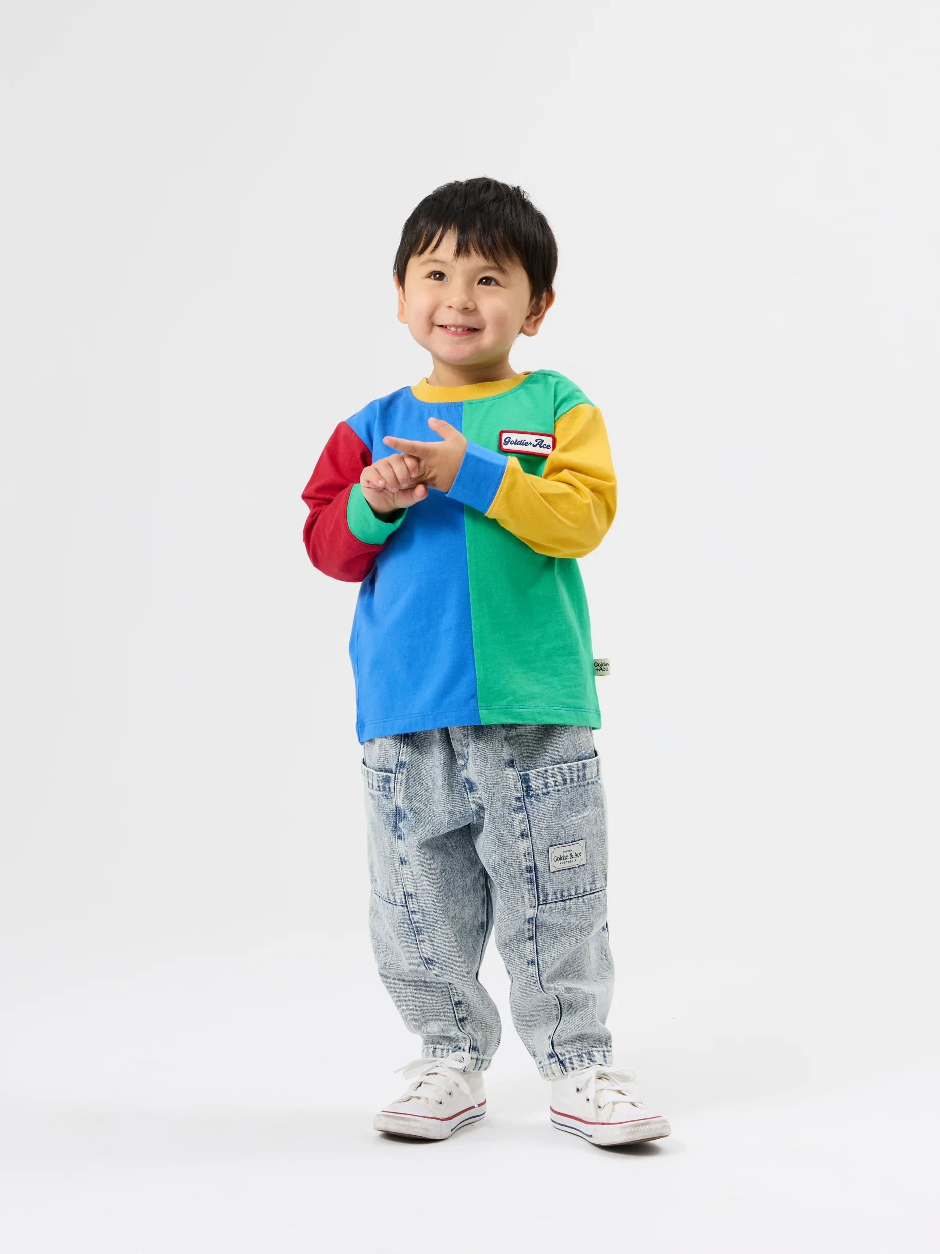 Goldie + Ace Kit Denim Pocket Pant - Image 5