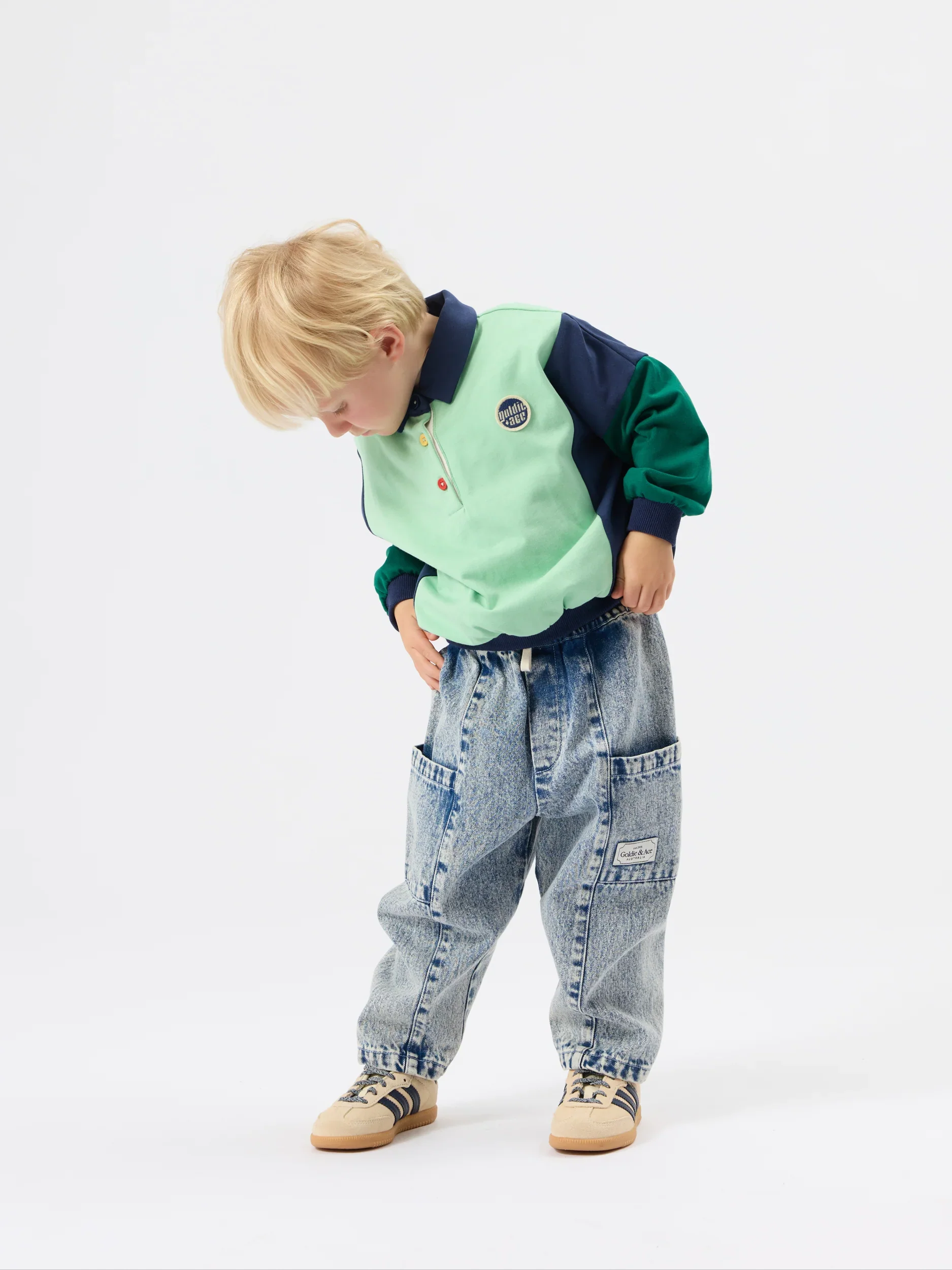 Goldie + Ace Kit Denim Pocket Pant - Image 7