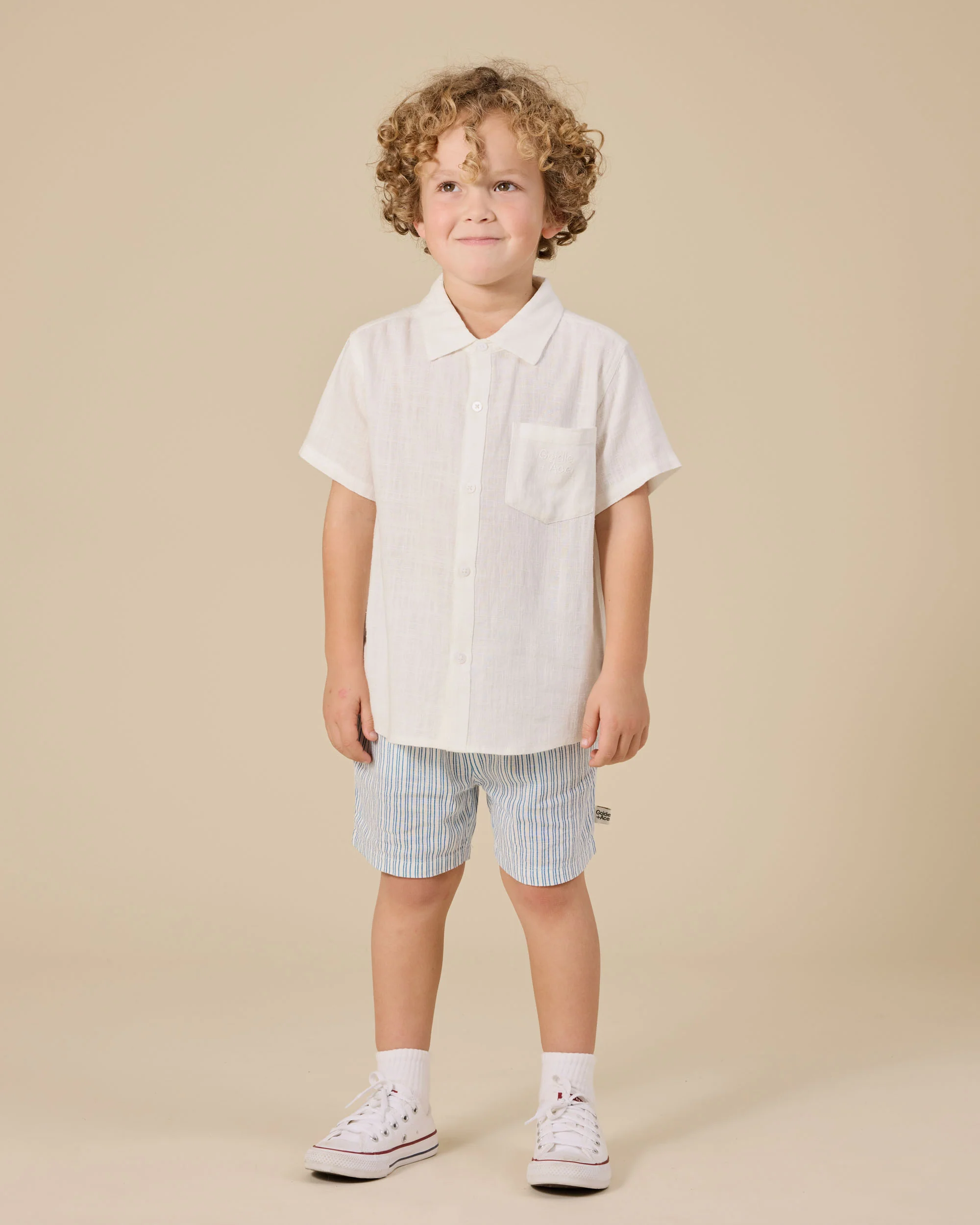 Goldie + Ace Sailor Stripe Noah Shorts WAS $60