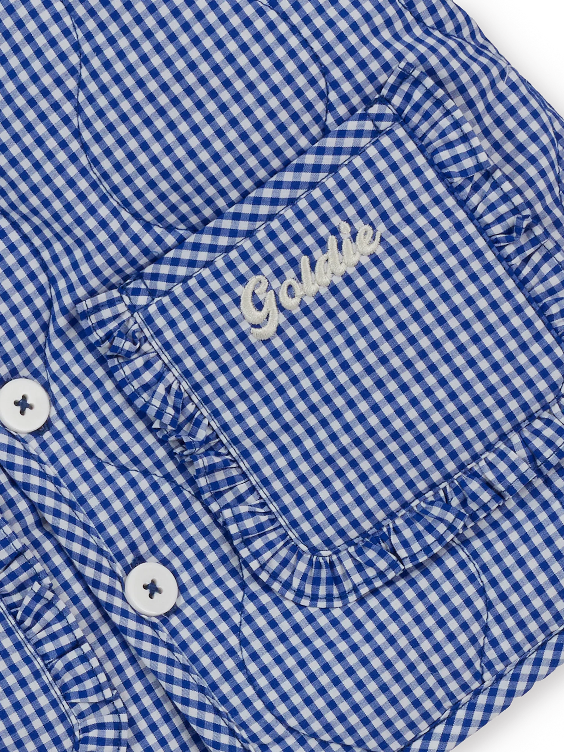Goldie + Ace Wild Strawberry Gingham Padded Jacket - Image 3