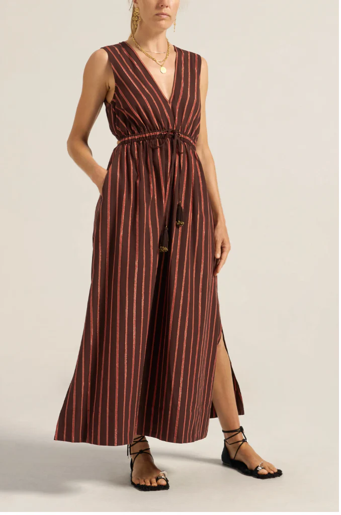 Ilio Nema Eirene Simi Stripe Dress WAS $525 - Image 4