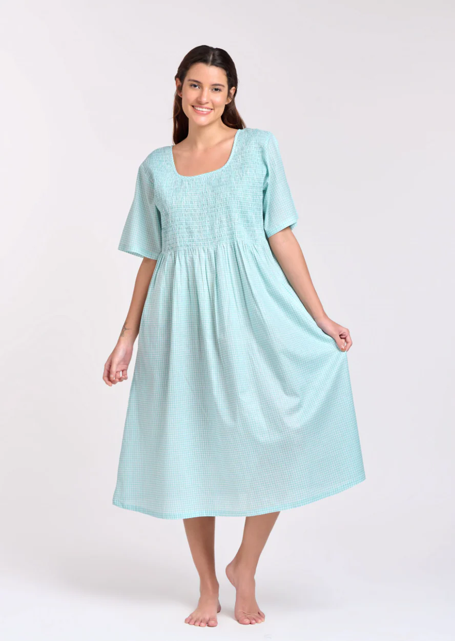 Shirred Bodice Nightie - Image 9