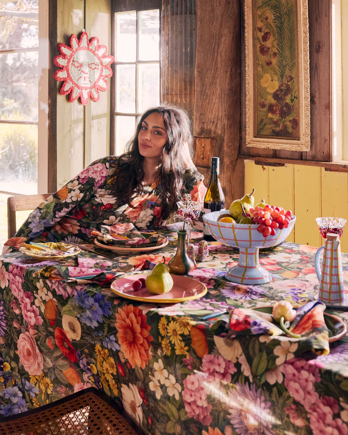 Kip & Co Cottage Garden Eden Table Linen - Image 3