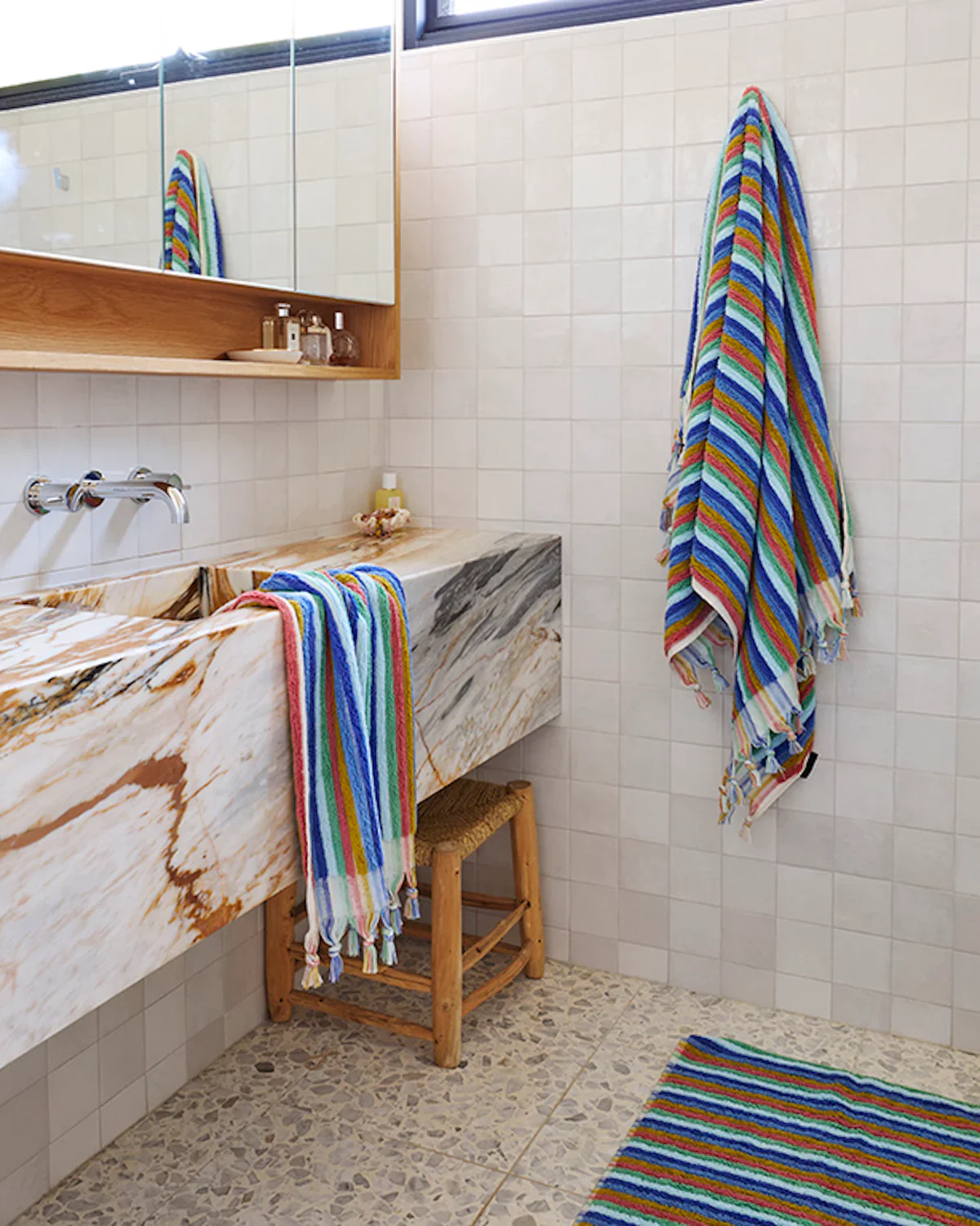 Kip & Co Madiera Stripe Bath Collection - Image 2