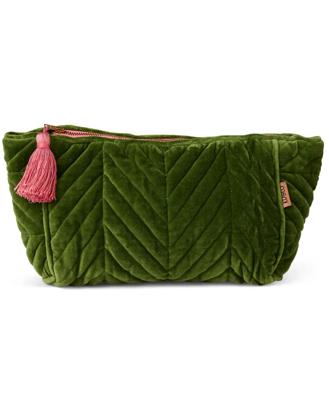 Kip & Co Velvet Toiletry Bag - Image 5