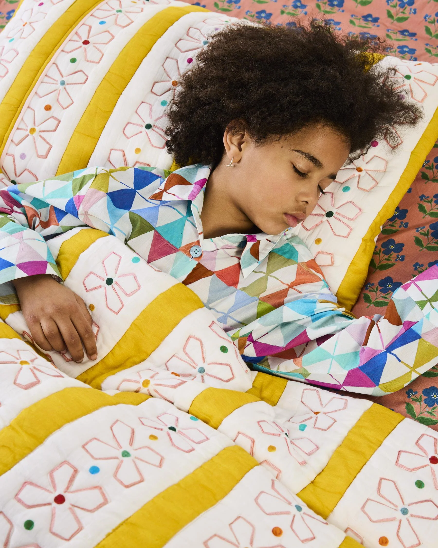Kip & Co X Anna Spiro Daisy Chain Quilted Bed Linen - Image 5