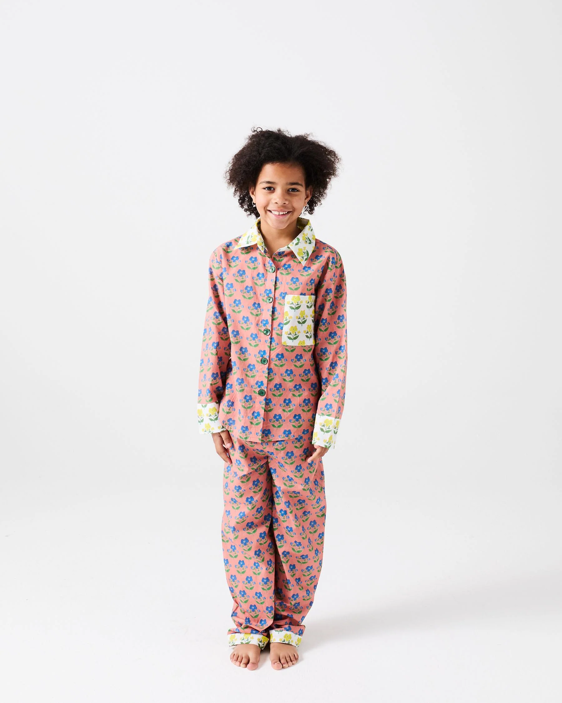 Kip & Co X Anna Spiro Indian Summer Rose Kids Pyjama Set - Image 6