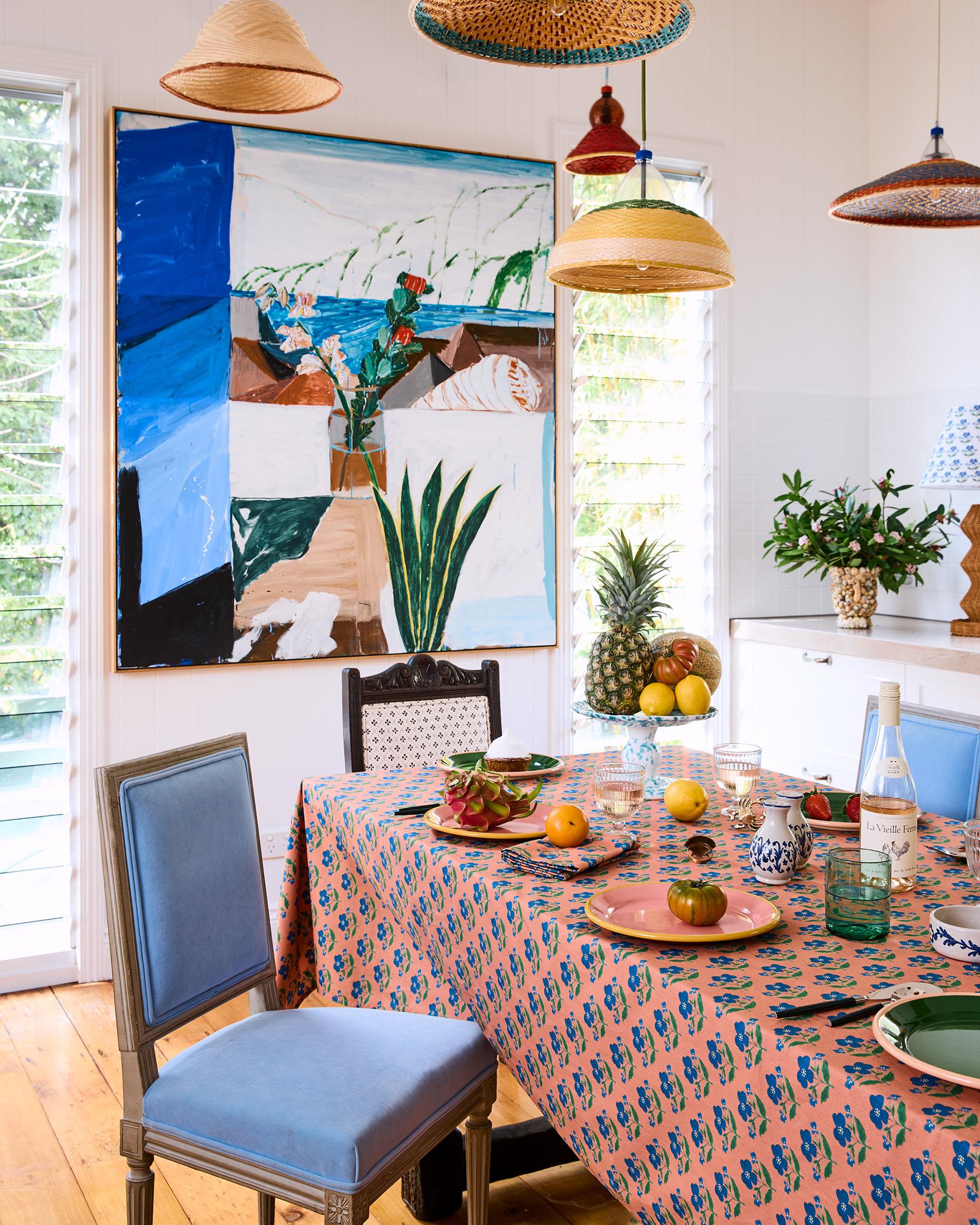 Kip & Co X Anna Spiro Indian Summer Rose Table Linen - Image 7