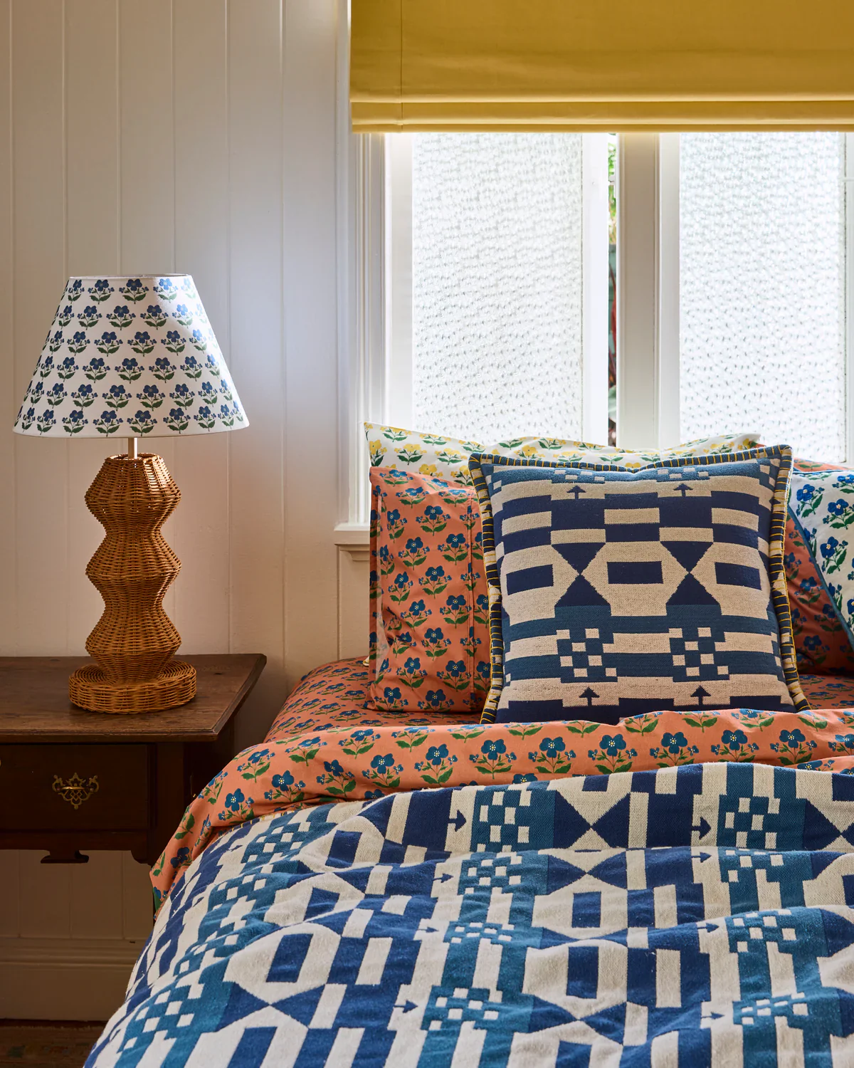 Kip & Co X Anna Spiro Tik Tak Woven Cushion - Image 5