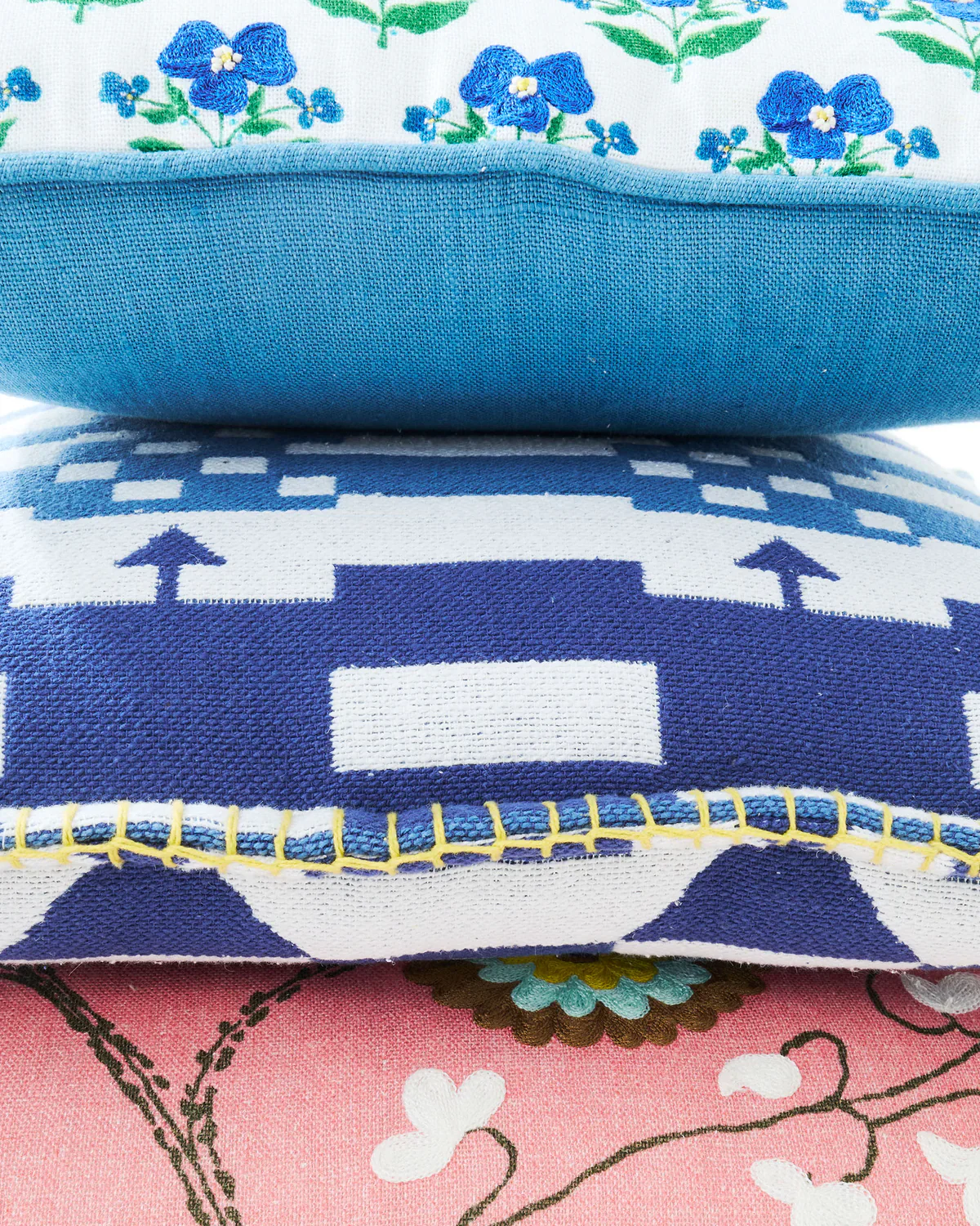 Kip & Co X Anna Spiro Tik Tak Woven Cushion - Image 6