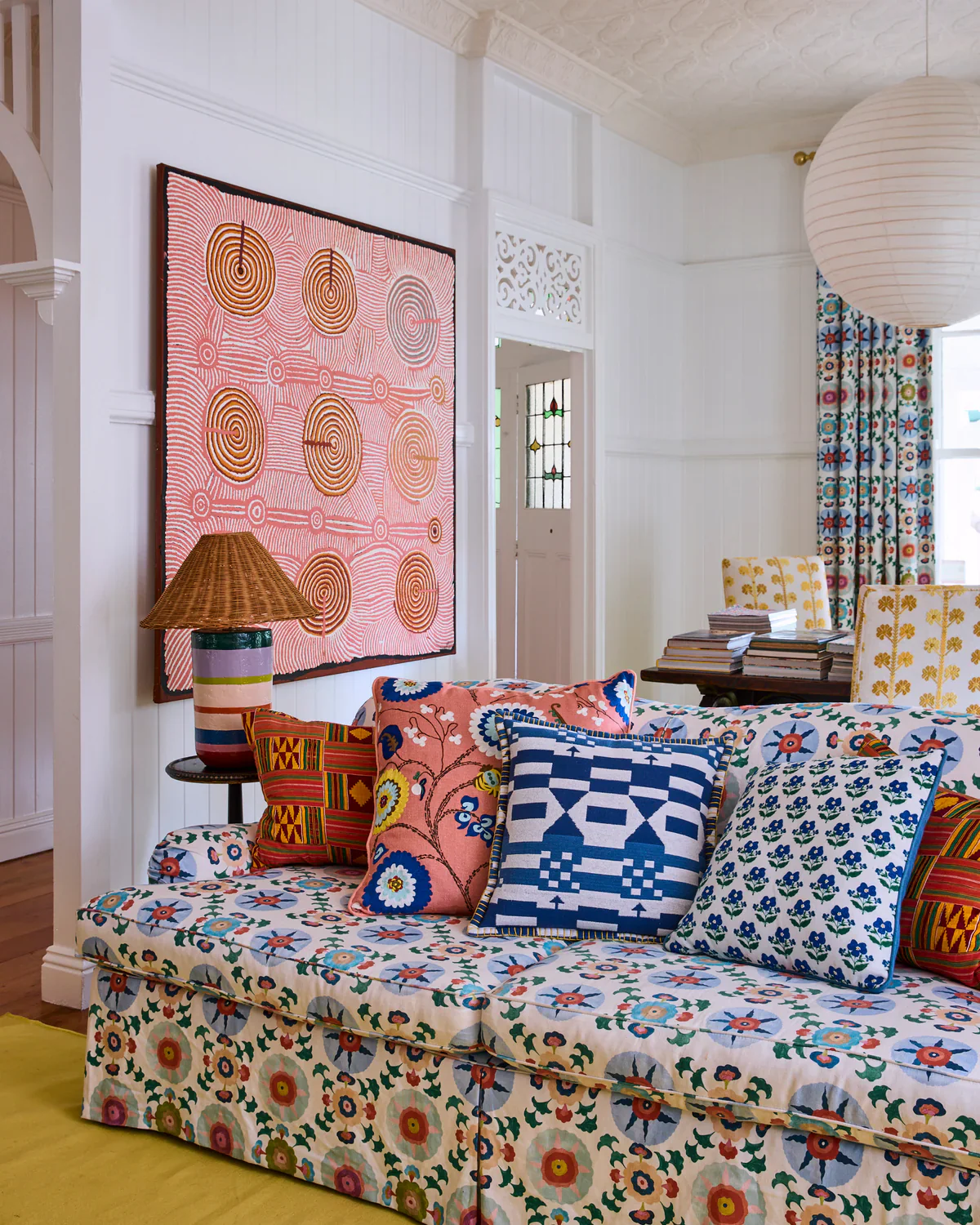 Kip & Co X Anna Spiro Tik Tak Woven Cushion - Image 7