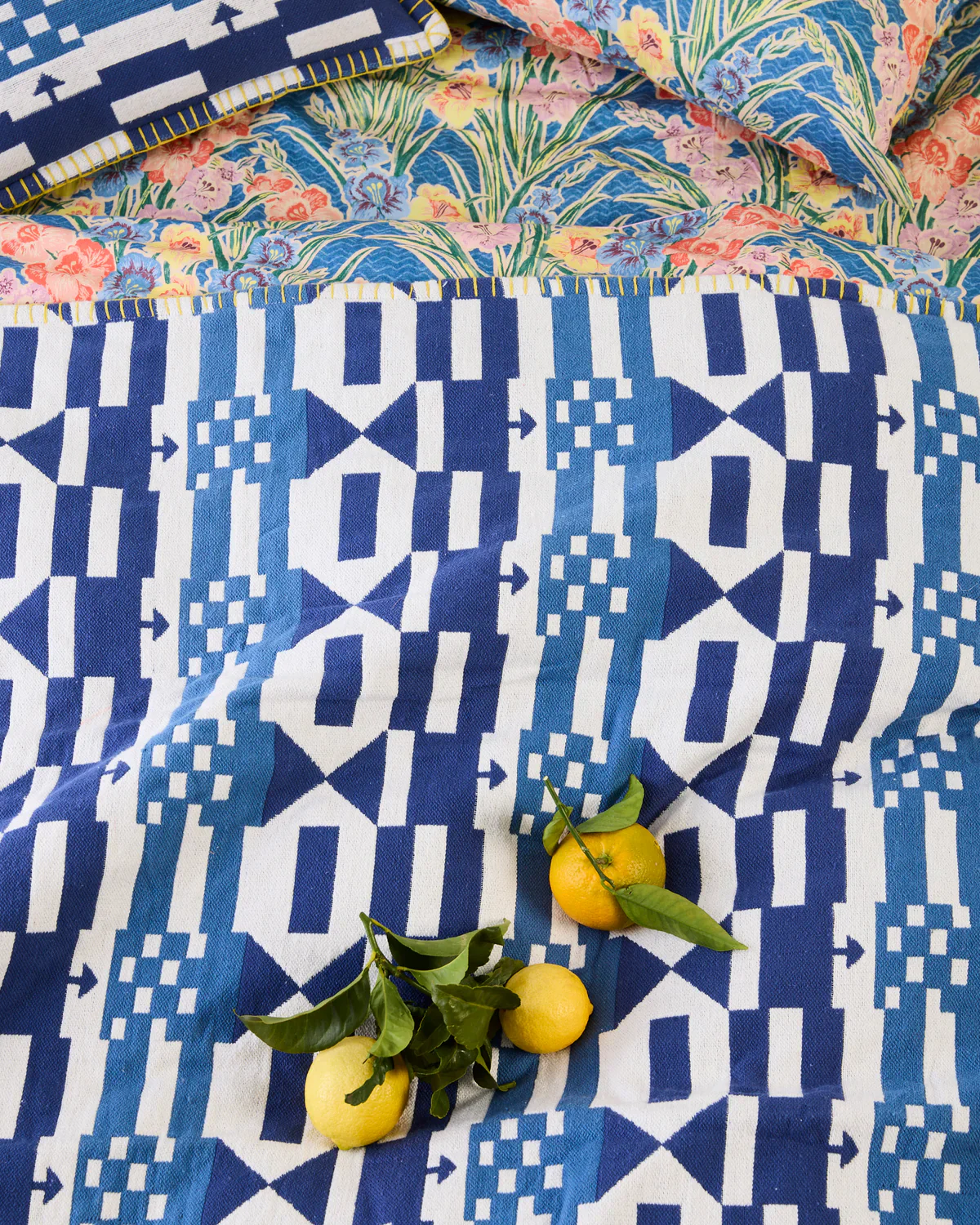 Kip & Co X Anna Spiro Tik Tak Woven Cushion - Image 8