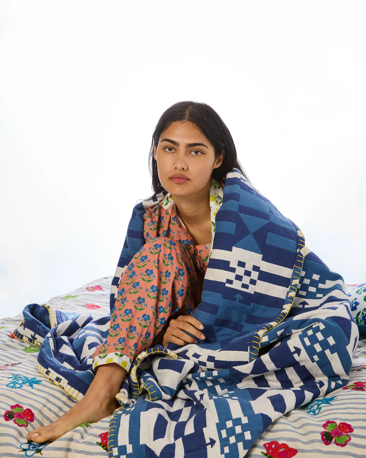 Kip & Co X Anna Spiro Tik Tak Woven Throw - Image 3