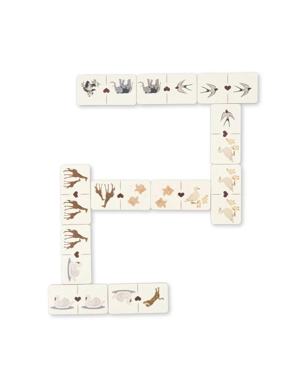 Konges Sløjd Animal Dominoes Game - Image 2
