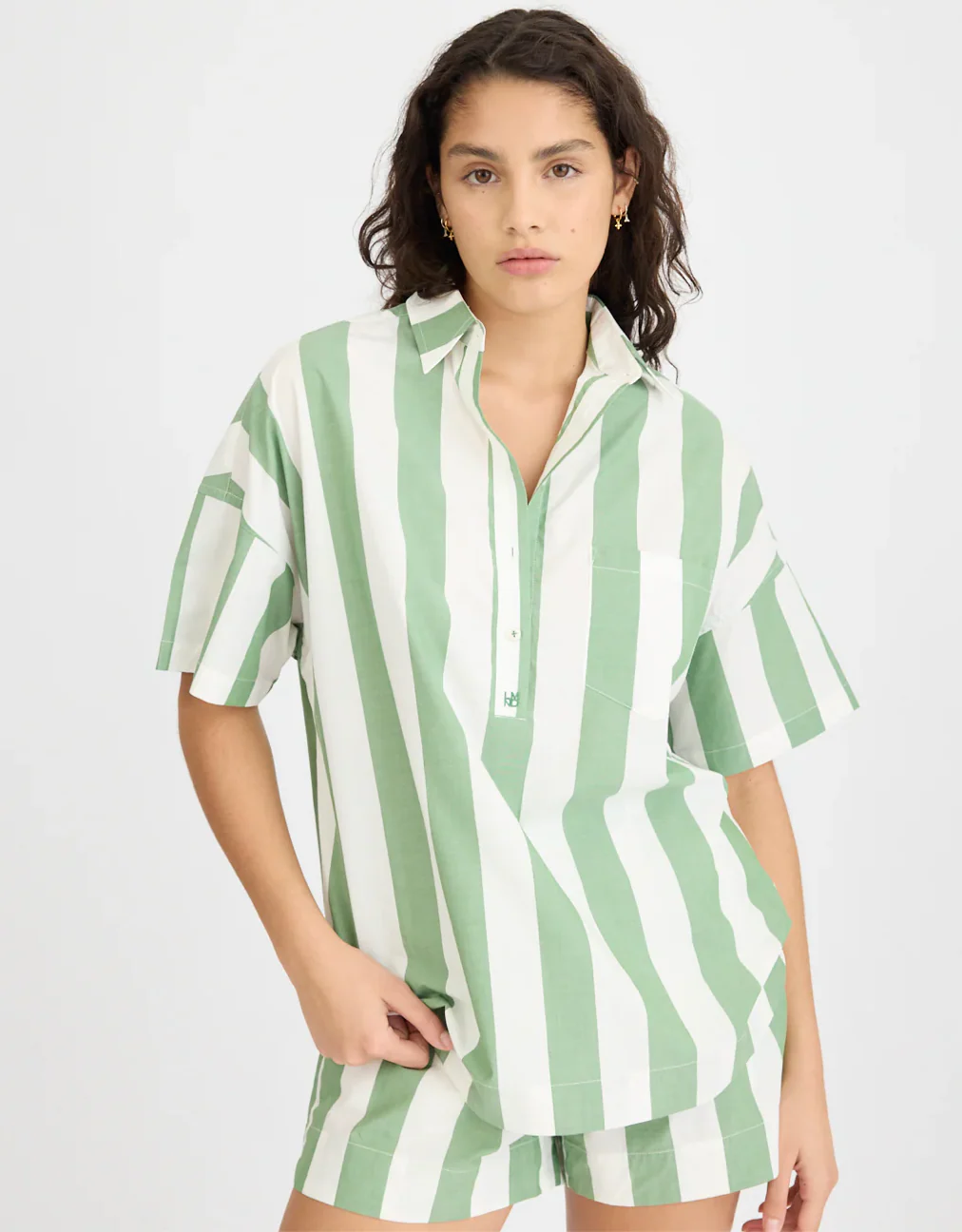 LMND Chiara Half Placket Shirt - Image 2