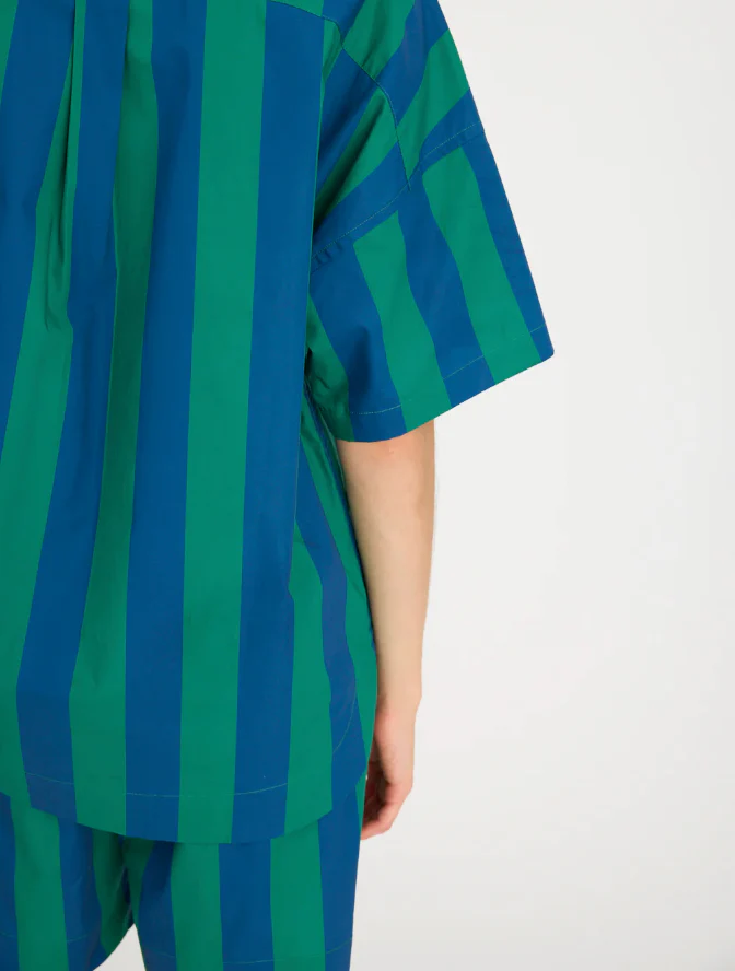 LMND Chiara Half Placket Stripe Shirt WAS $180 - Image 5