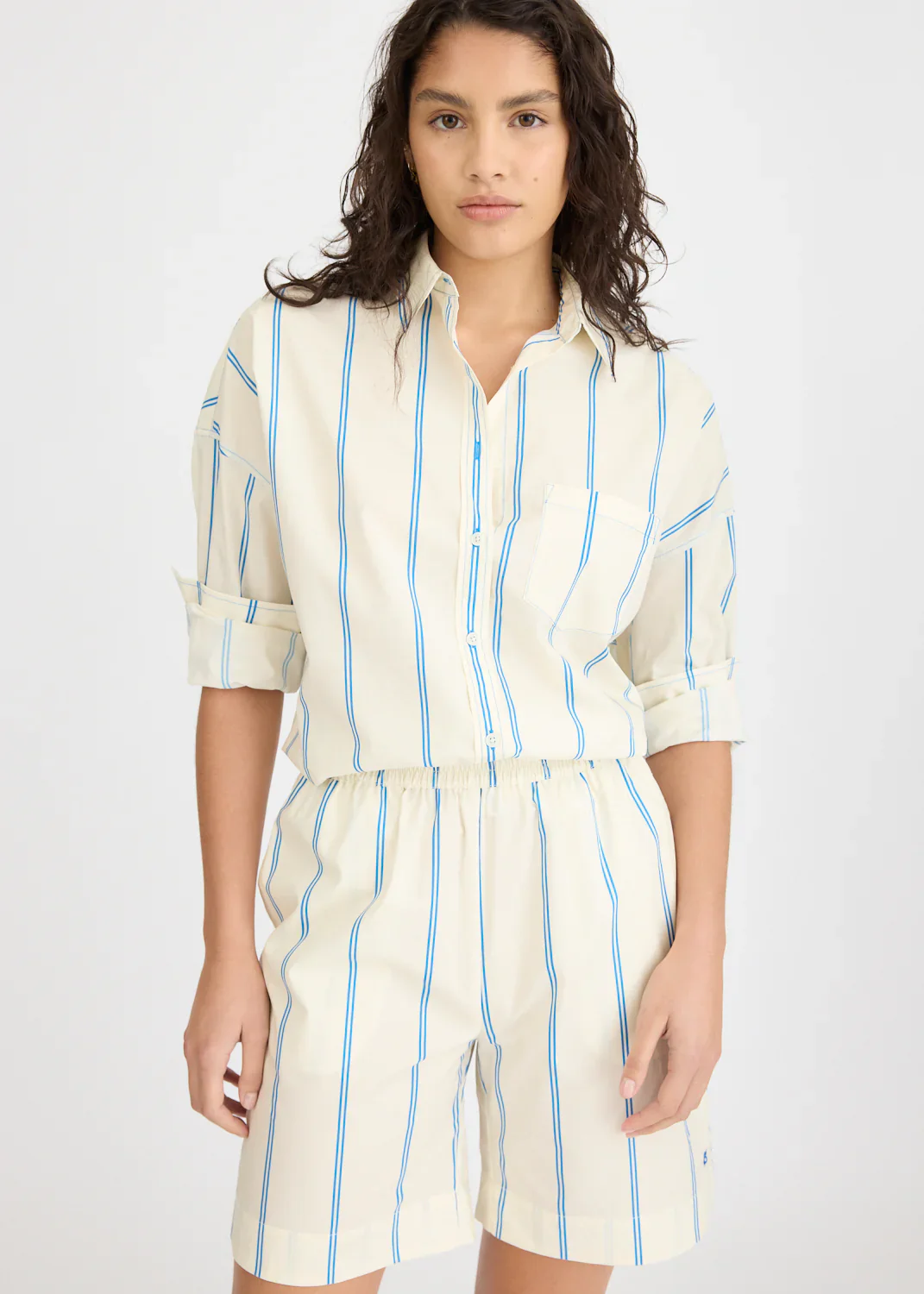 LMND Chiara Long Sleeve Stripe Shirt - Image 3