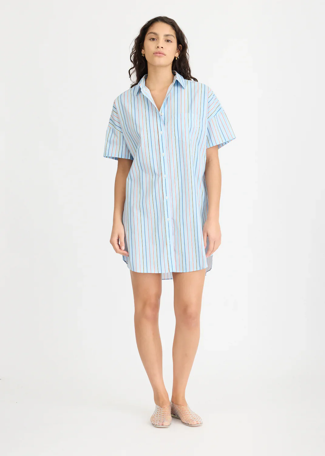 LMND Chiara Mini Dress Multi Stripe - Image 5