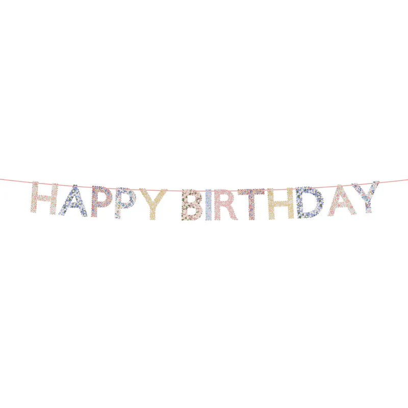 Meri Meri X Liberty Birthday Garland - Image 4