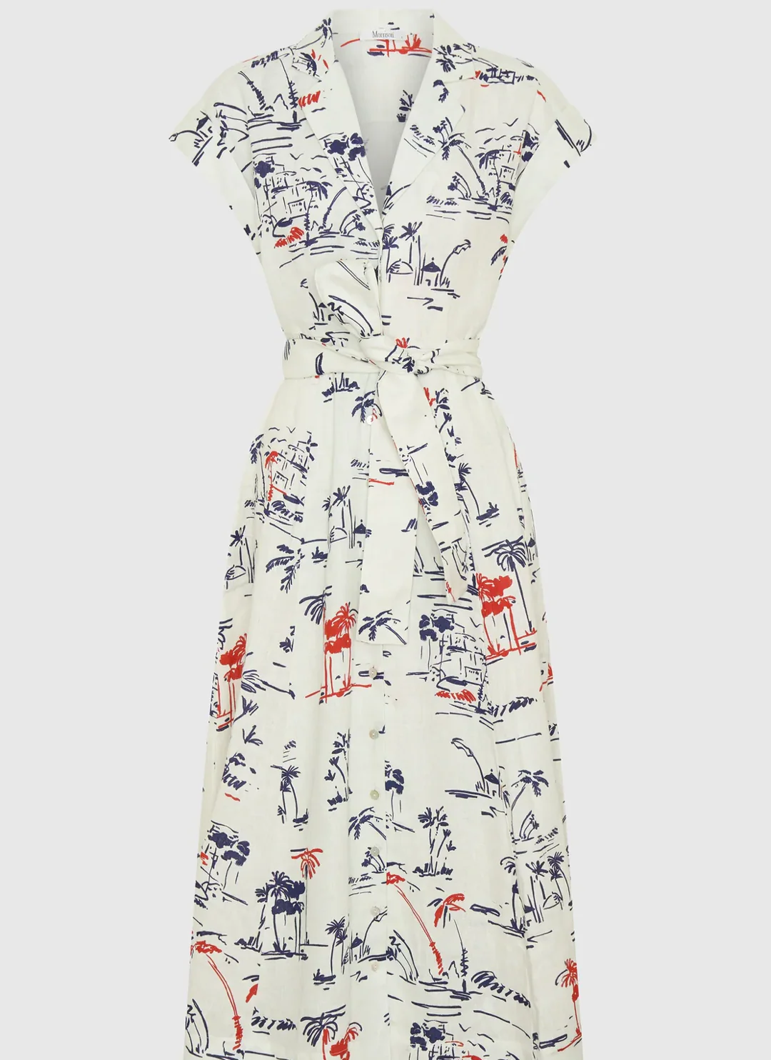 Morrison Capri Linen Shirt Dress WAS $449 - Image 6