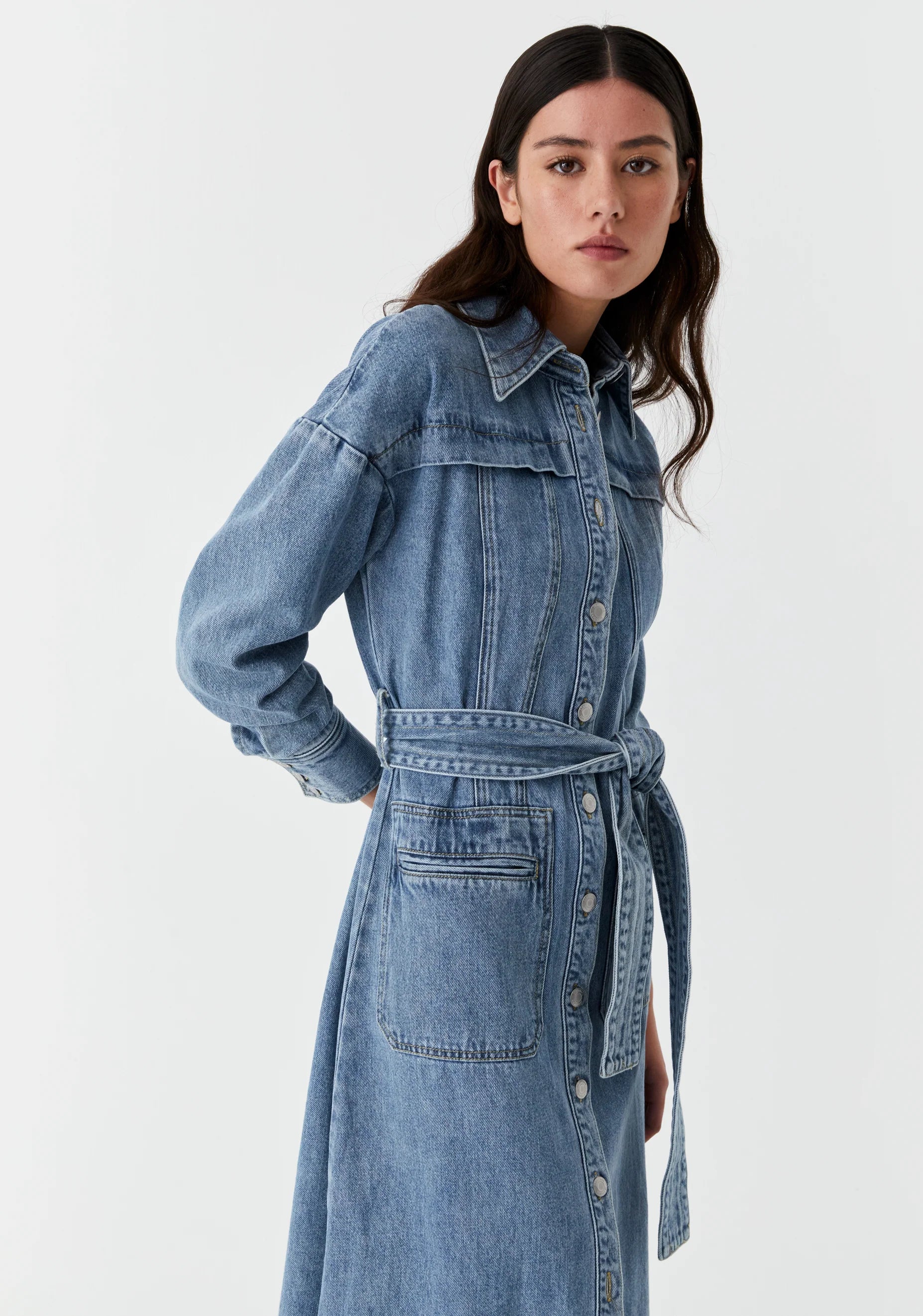 Morrison Isaac Denim Dress WAS $399.95 - Image 4