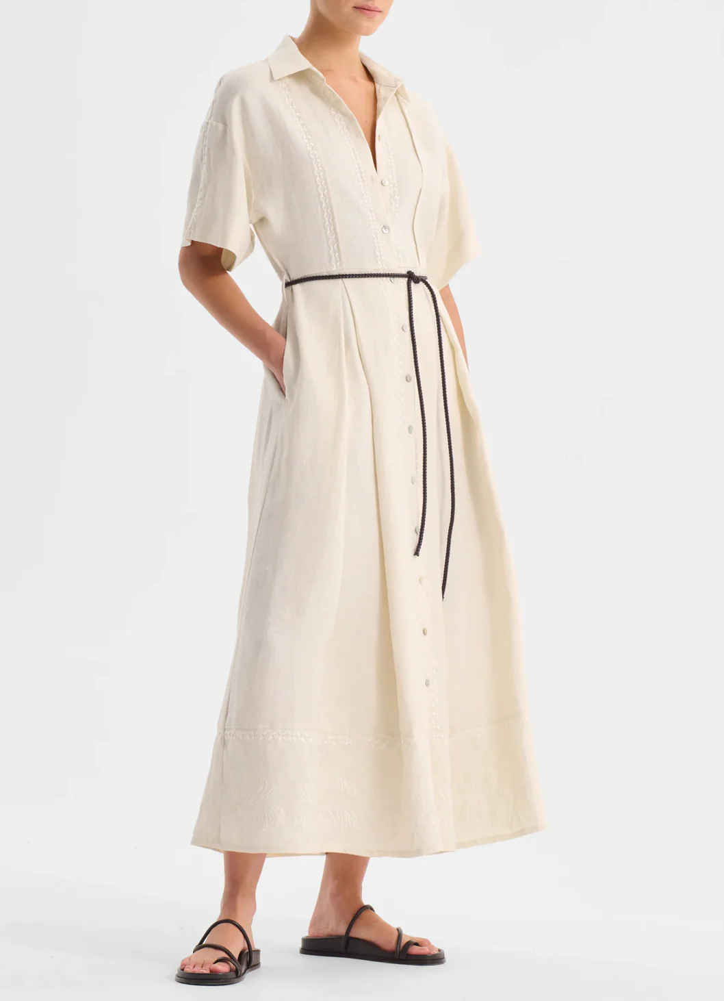 Morrison Maisey Linen Dress WAS $499 - Image 4