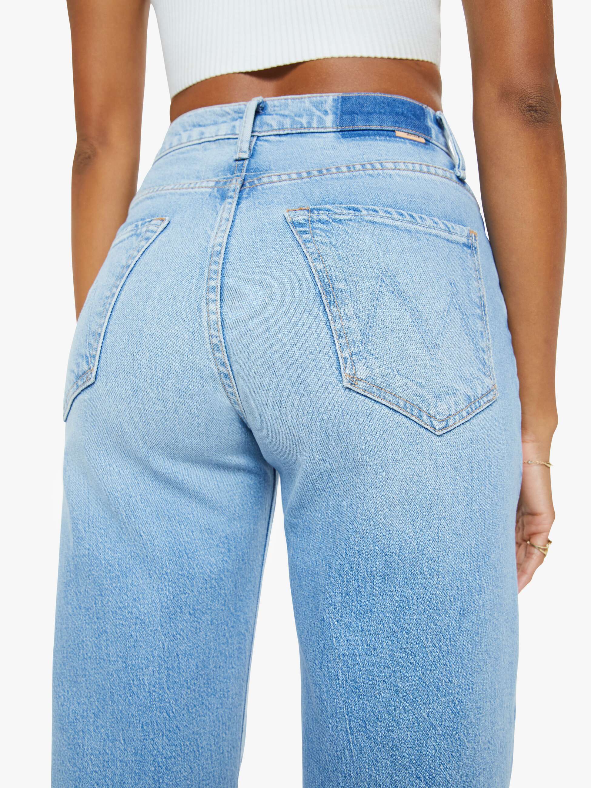 Mother Lasso Sneak Jeans - Image 4