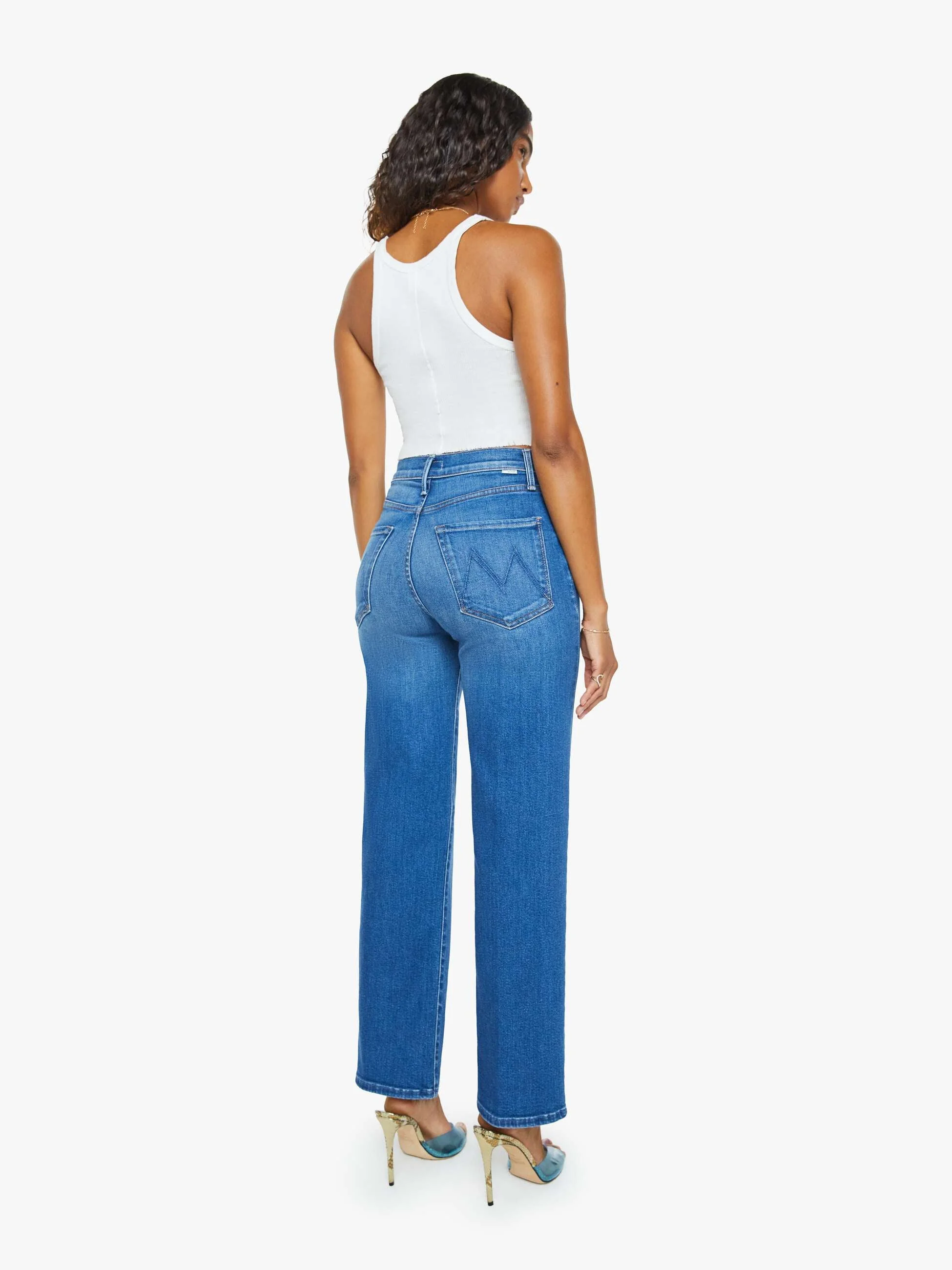 Mother Rambler Zip Flood Jeans - Image 3