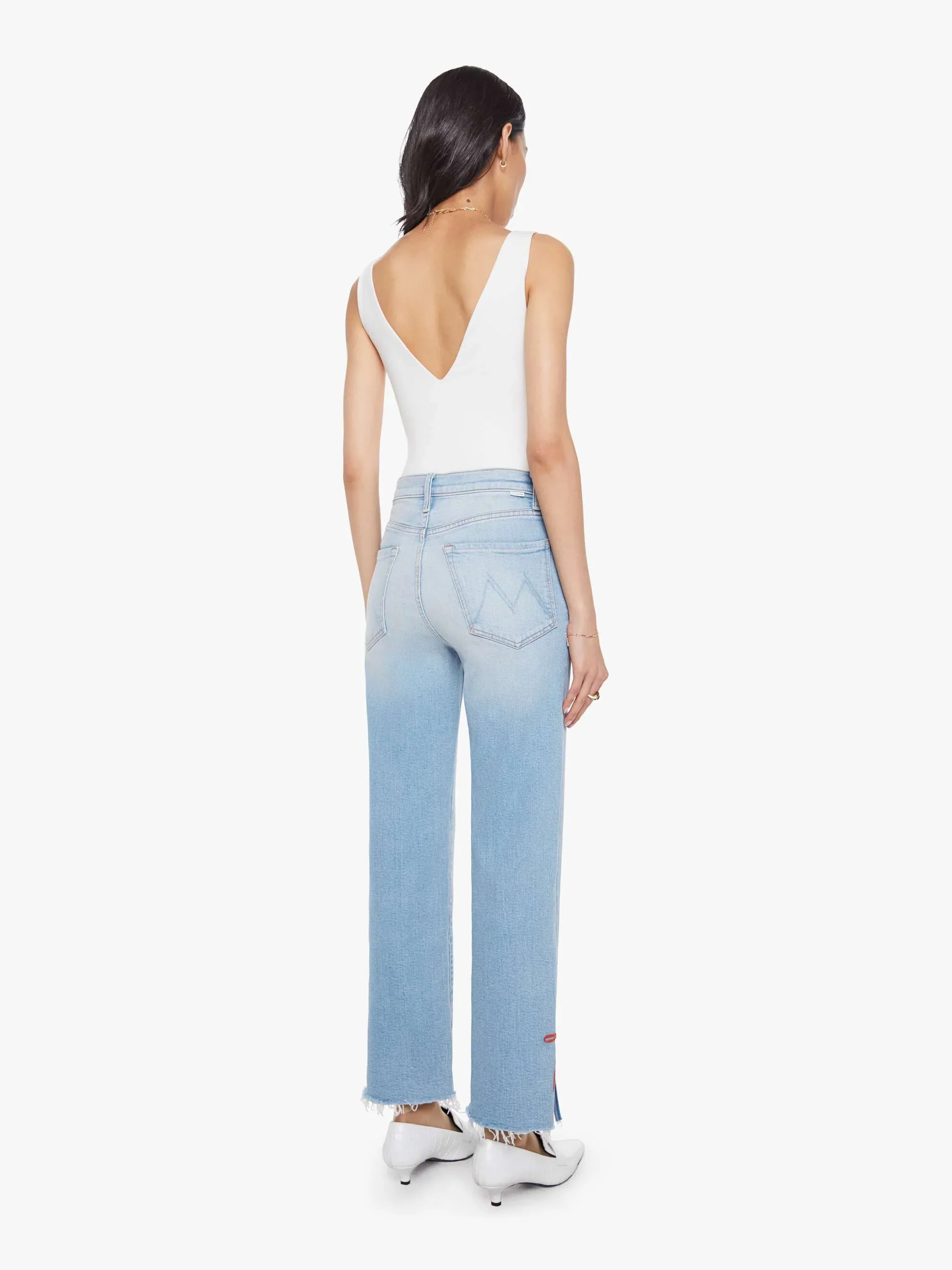 Mother The Rambler Zip Slice Hover Fray - Image 3