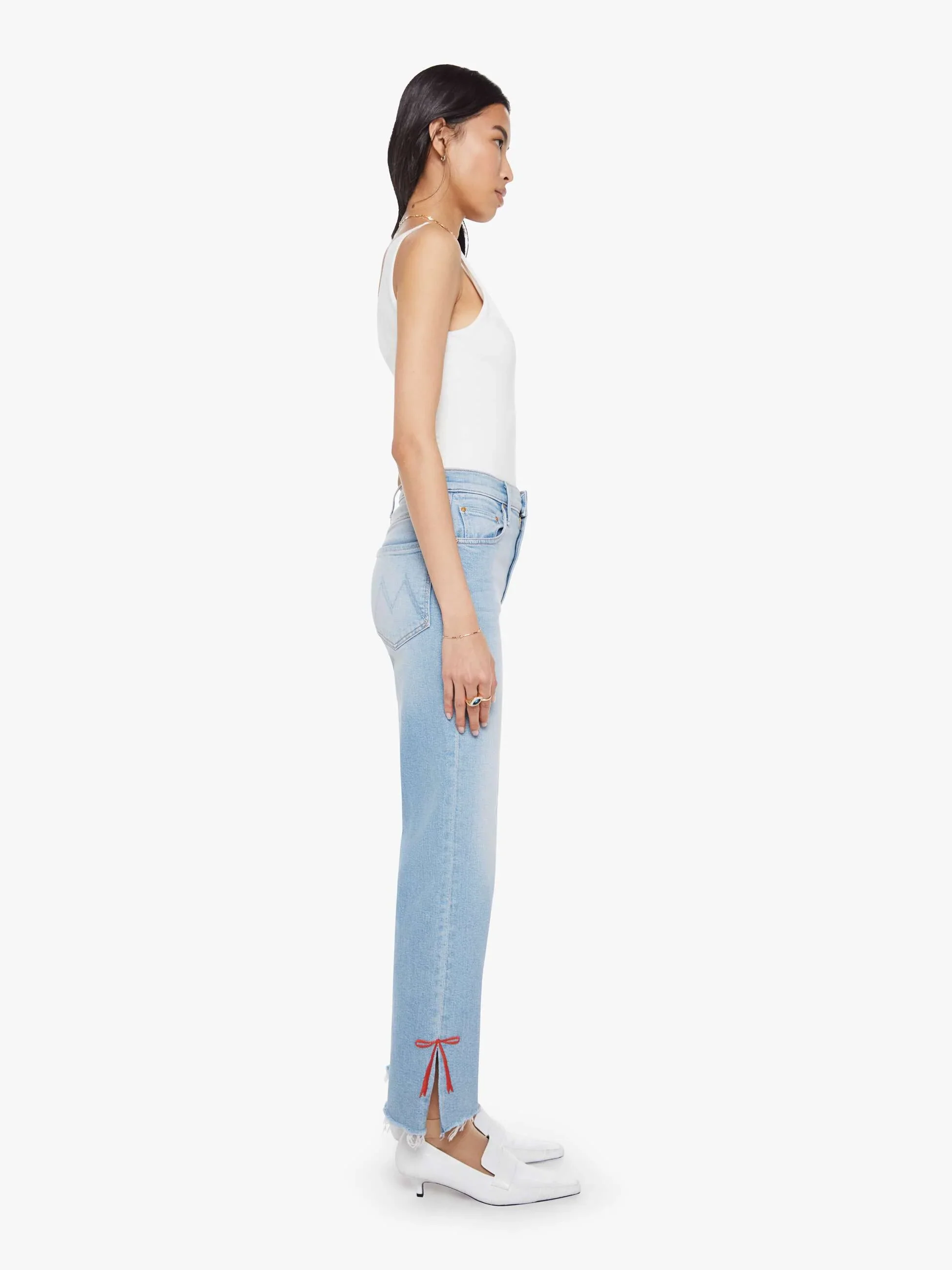 Mother The Rambler Zip Slice Hover Fray - Image 4