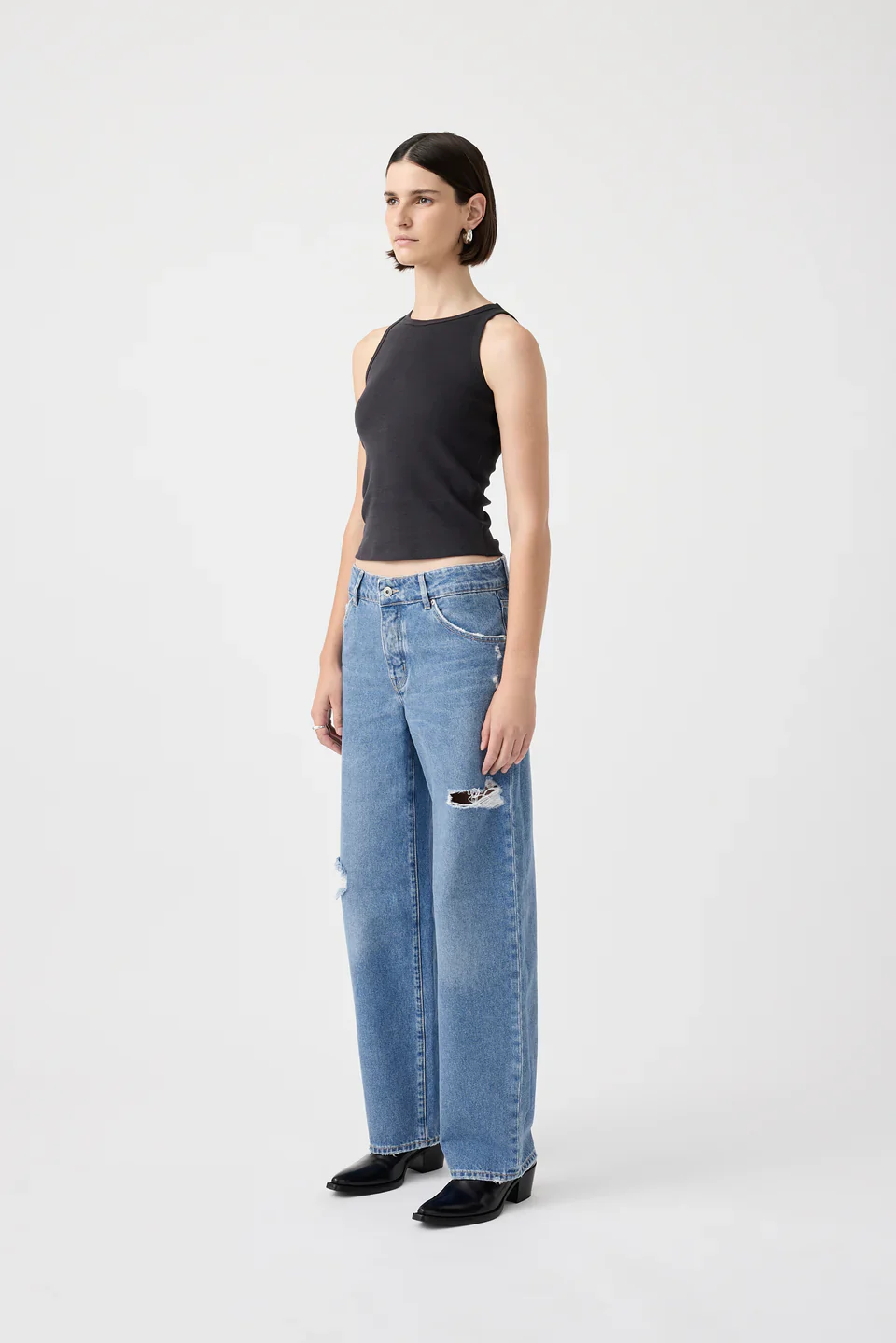 Outland Denim Avril Slouchy Wide Jean WAS $330 - Image 4