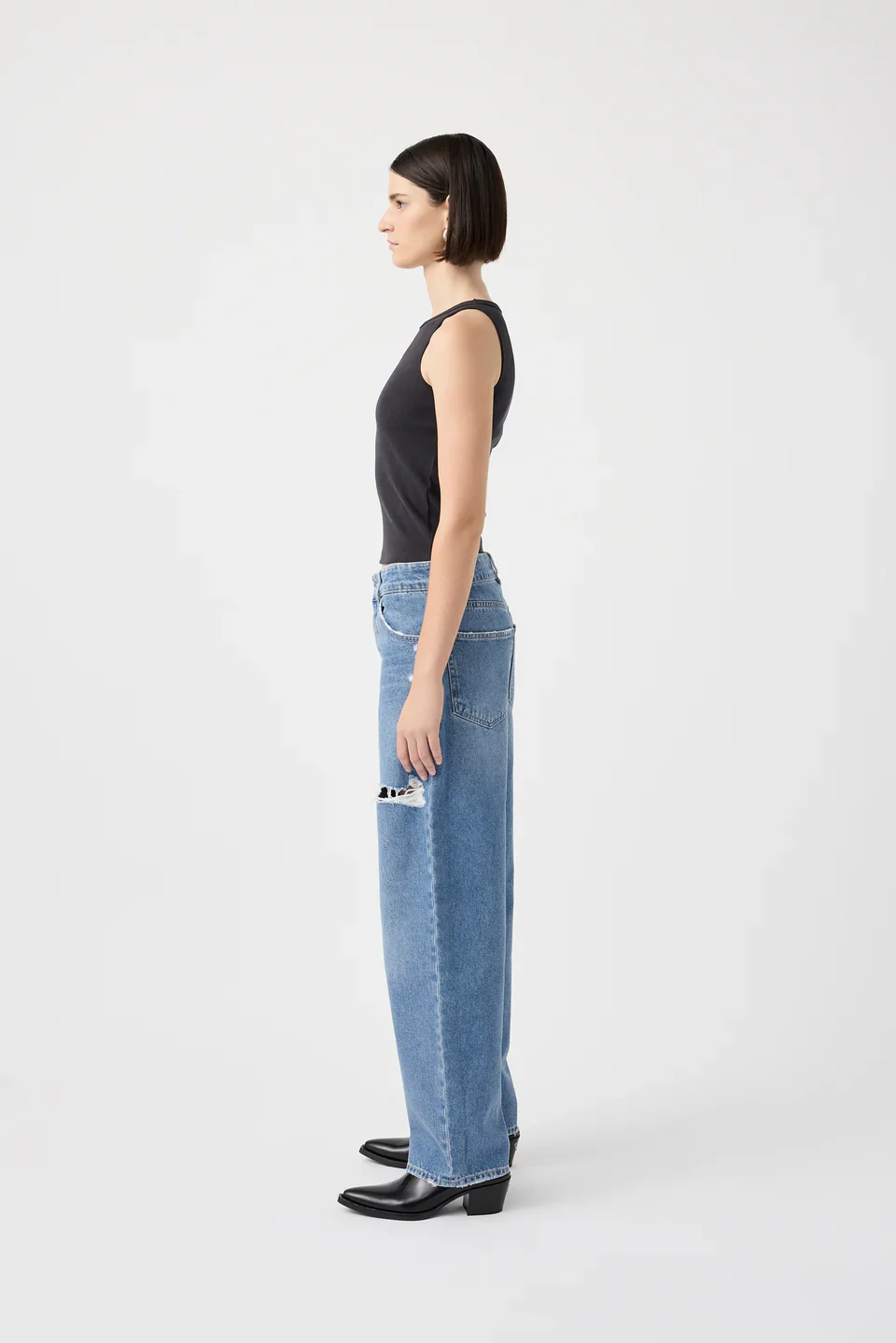 Outland Denim Avril Slouchy Wide Jean WAS $330 - Image 5
